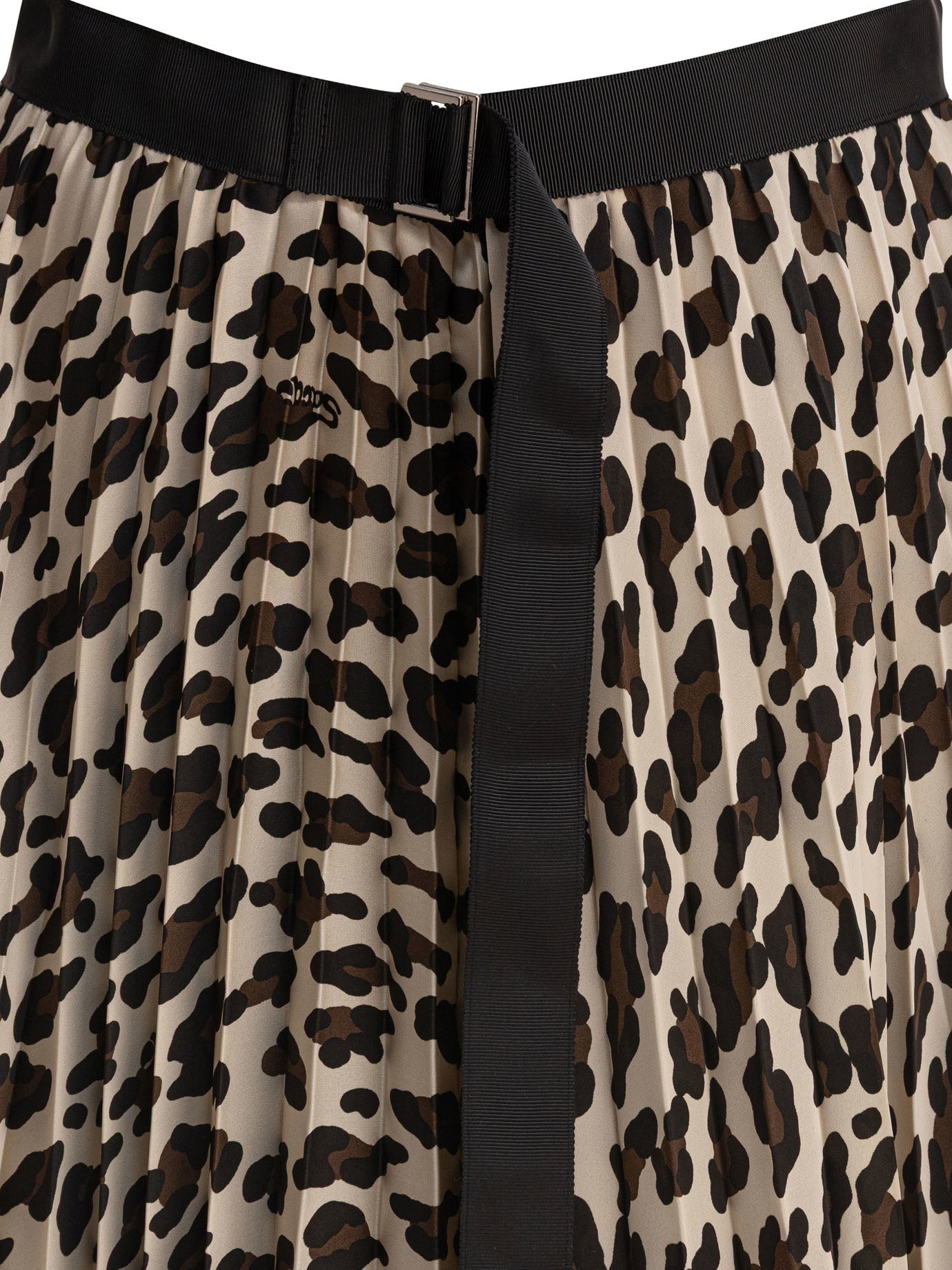 Sacai Leopard Skirt