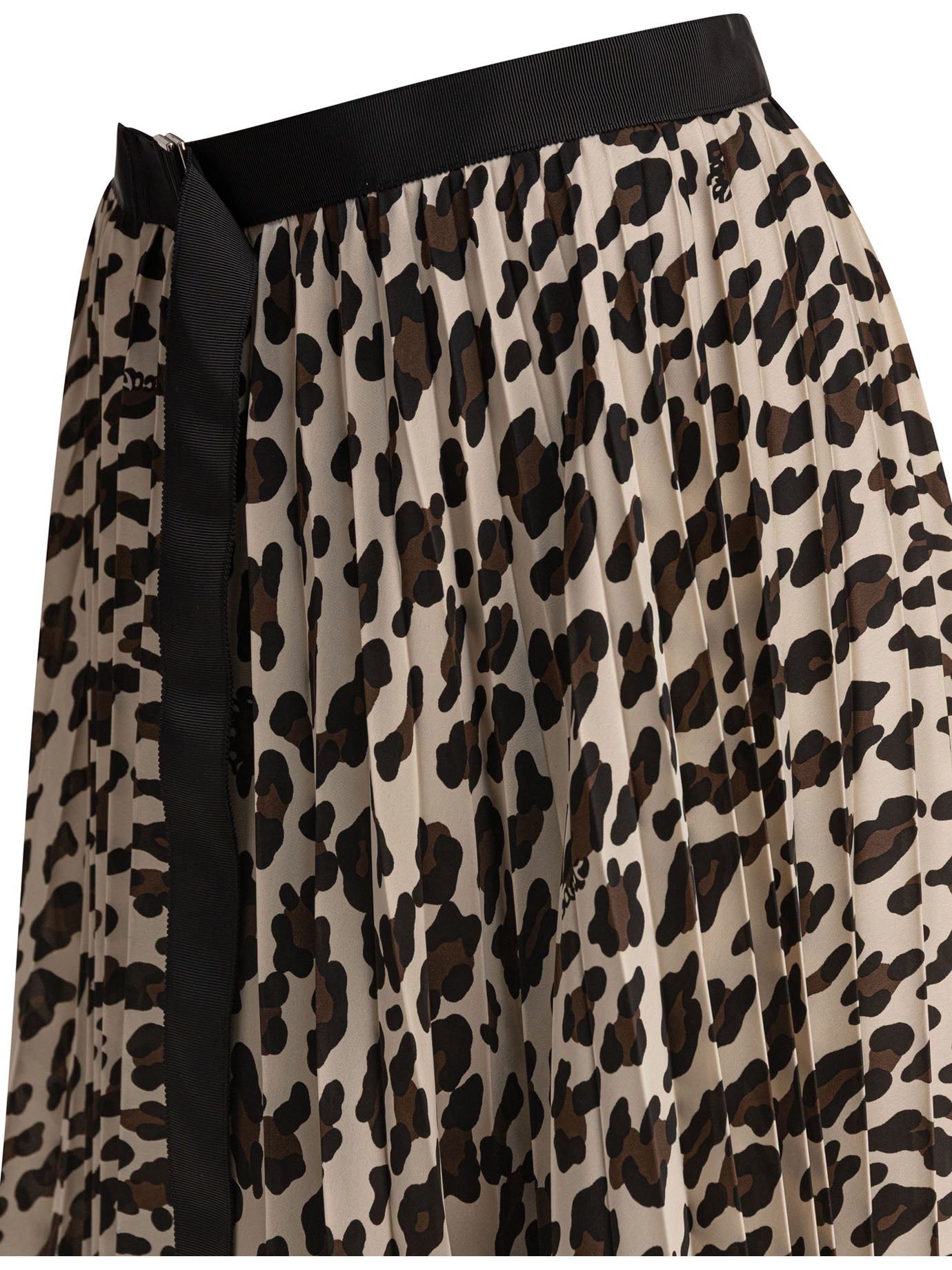 Sacai Leopard Skirt
