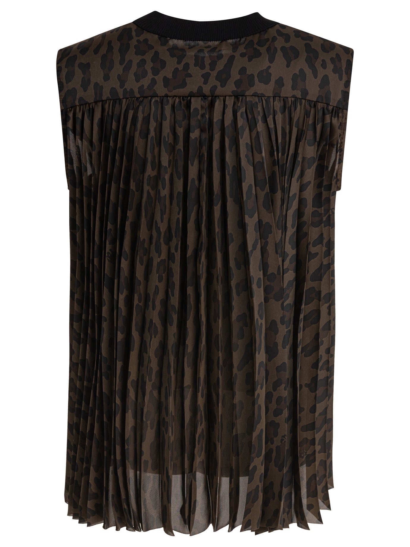 Sacai Leopard Print Top