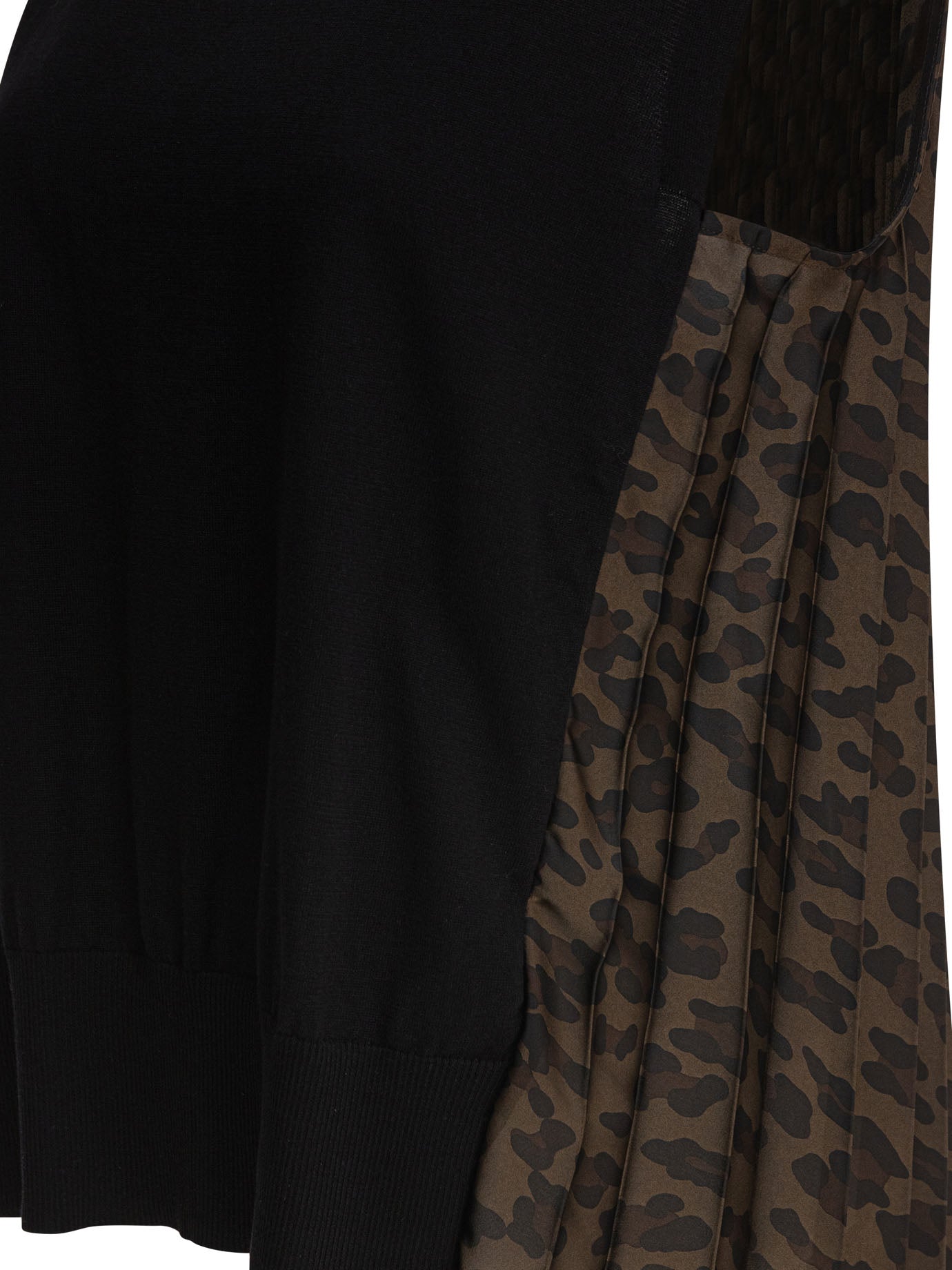 Sacai Leopard Print Top