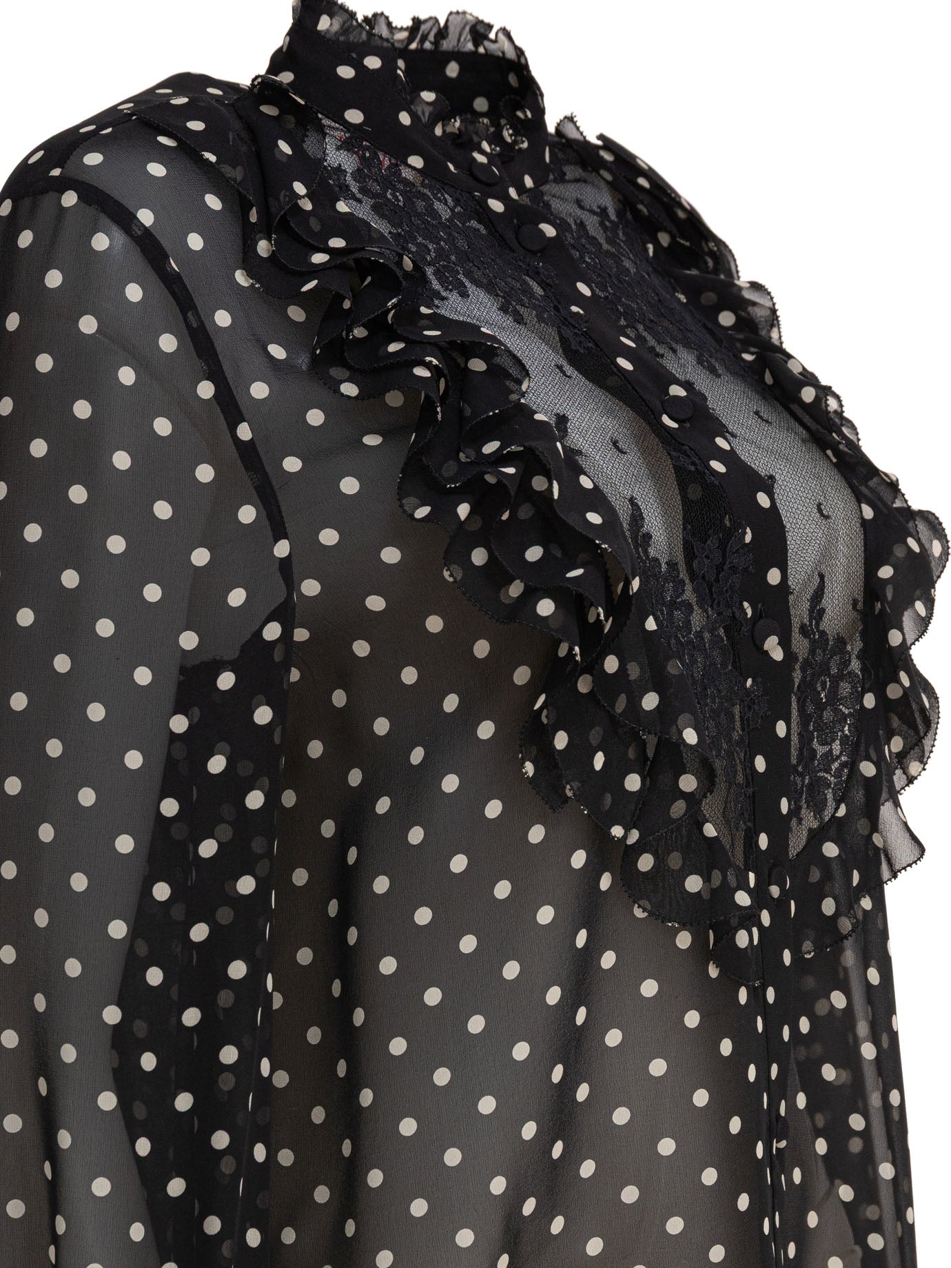 Valentino Silk Long-Sleeved Shirt