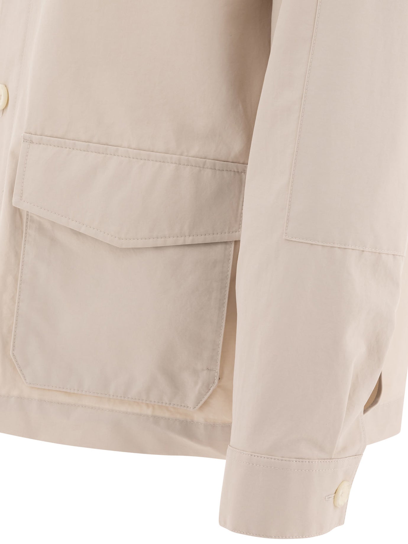 Vince Cotton Blend Utility Jacket