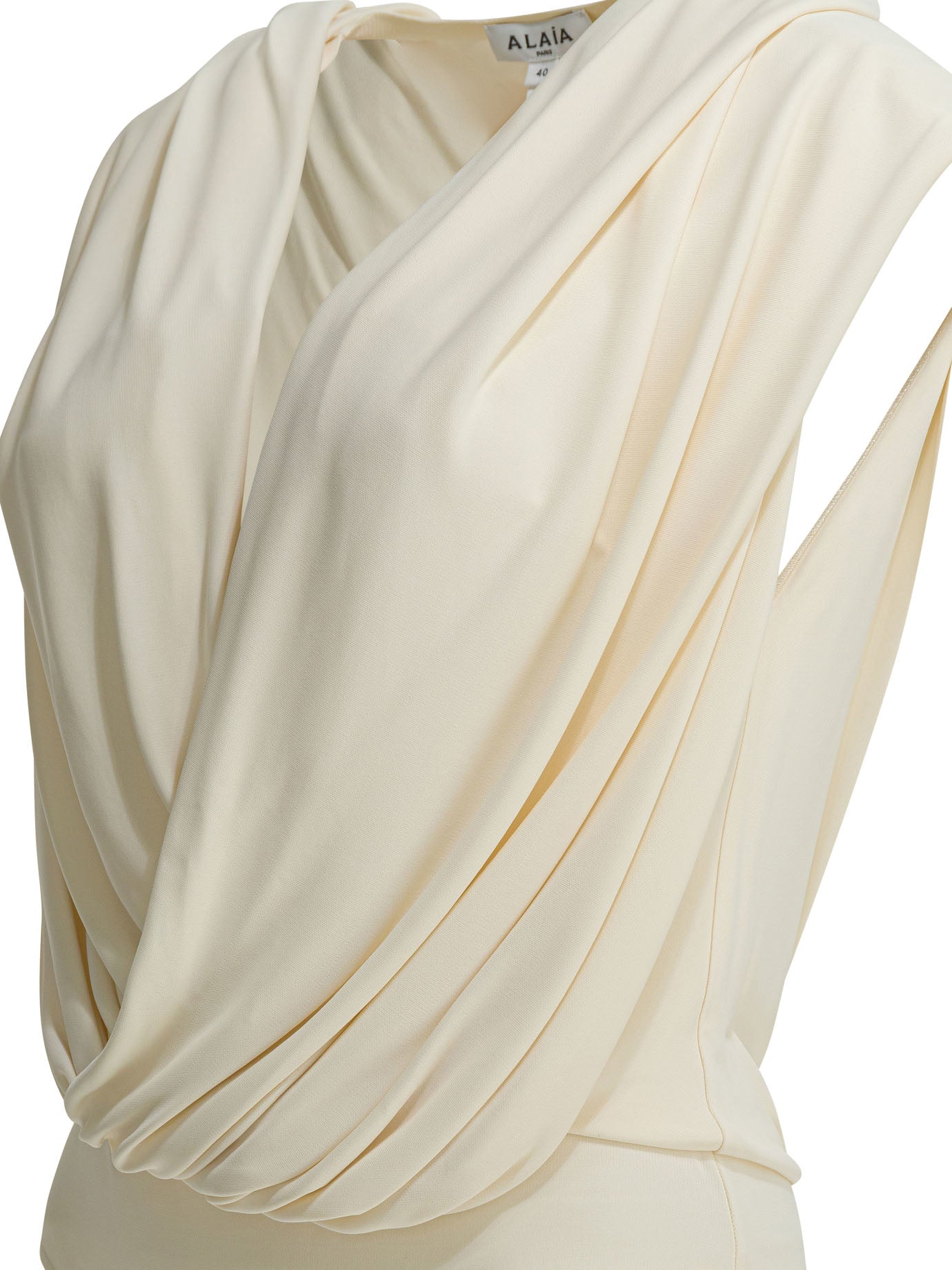 Alaïa Draped Bodysuit With Hood