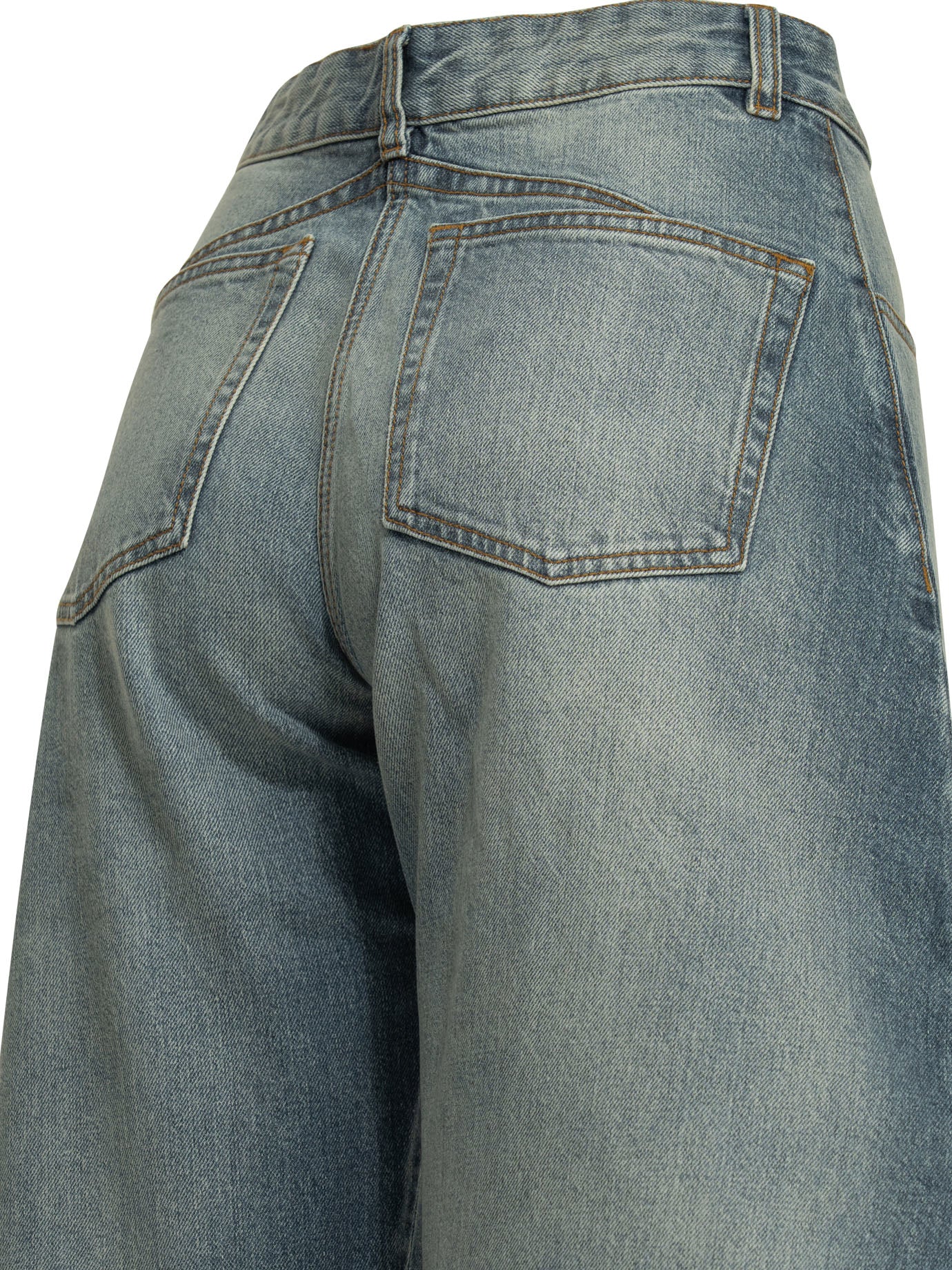 Alaïa Wide Leg Jeans