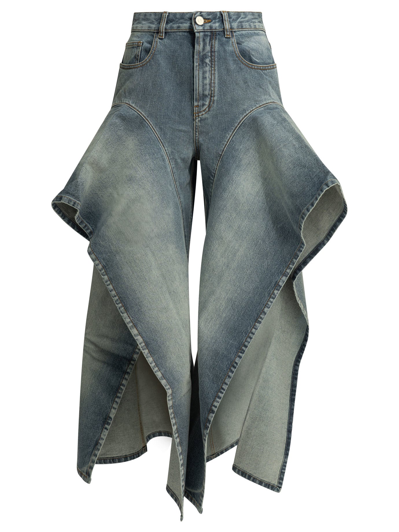 Alaïa Wide Leg Jeans
