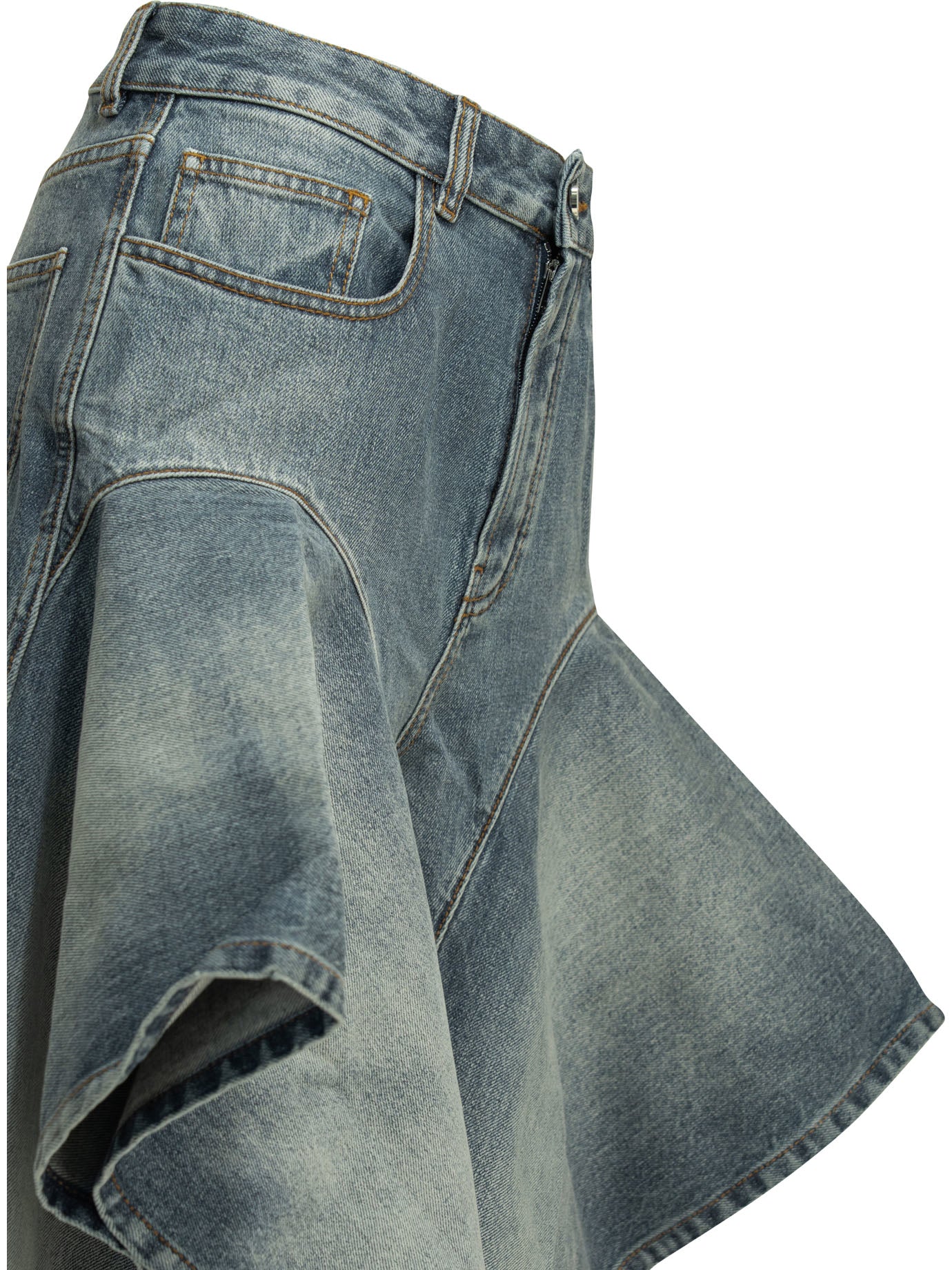 Alaïa Wide Leg Jeans