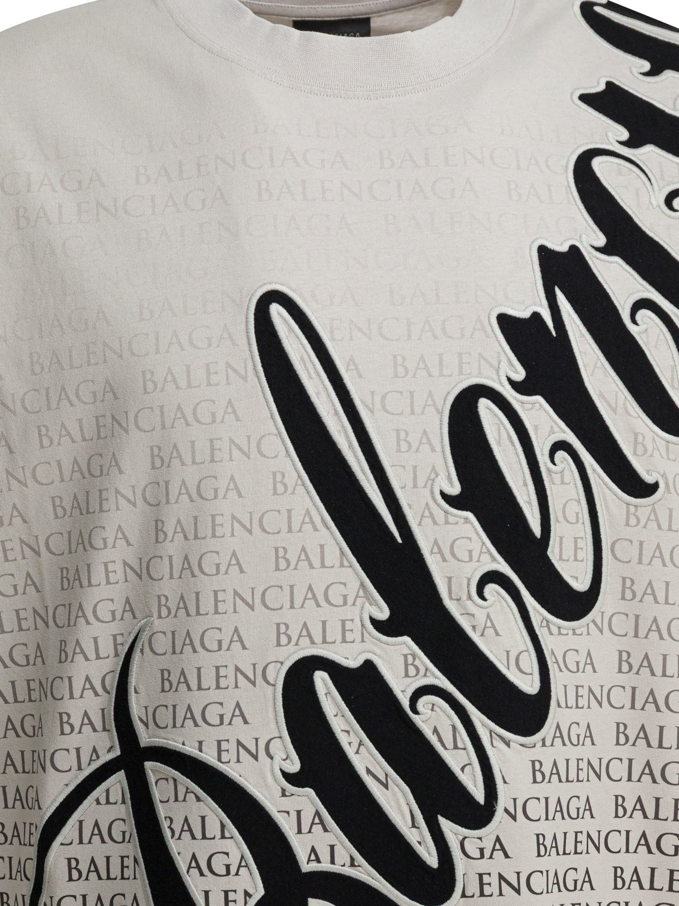 Balenciaga Big B Crew-Neck T-Shirt