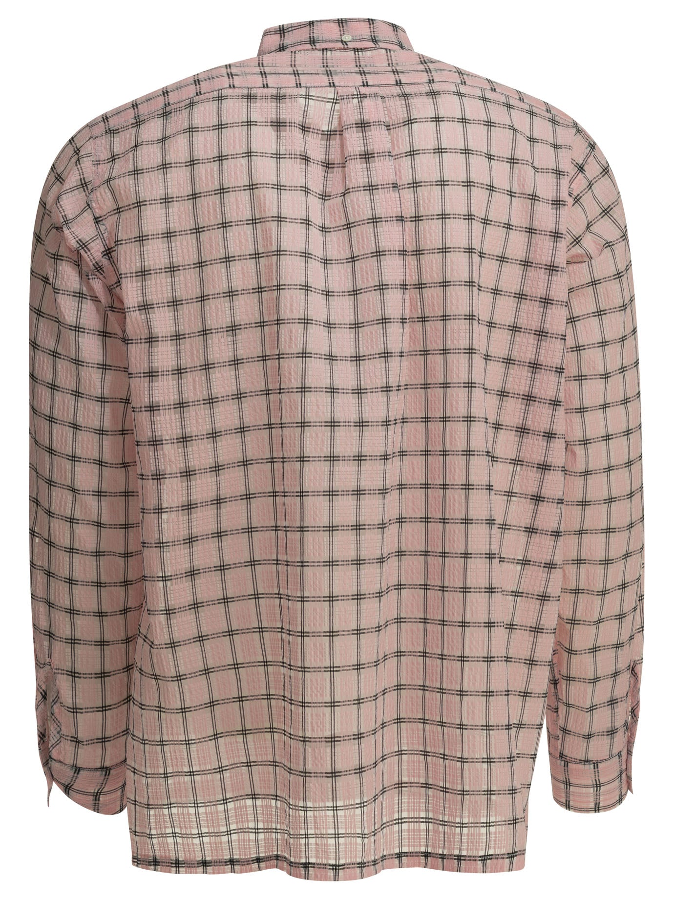 Beams Plus Open Db Nylon Airy Plaid Casual Shirt