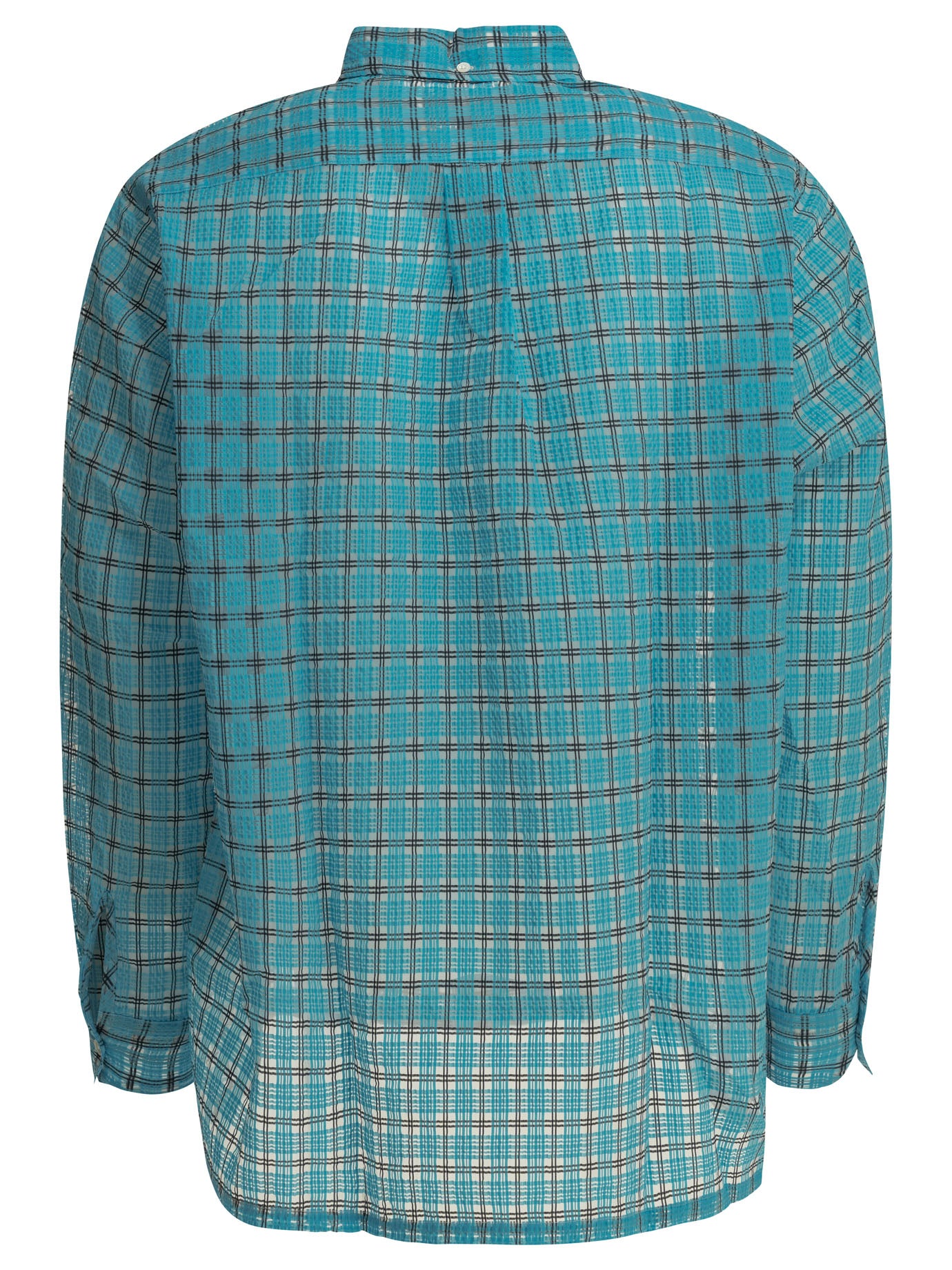Beams Plus Open Db Nylon Airy Plaid Casual Shirt