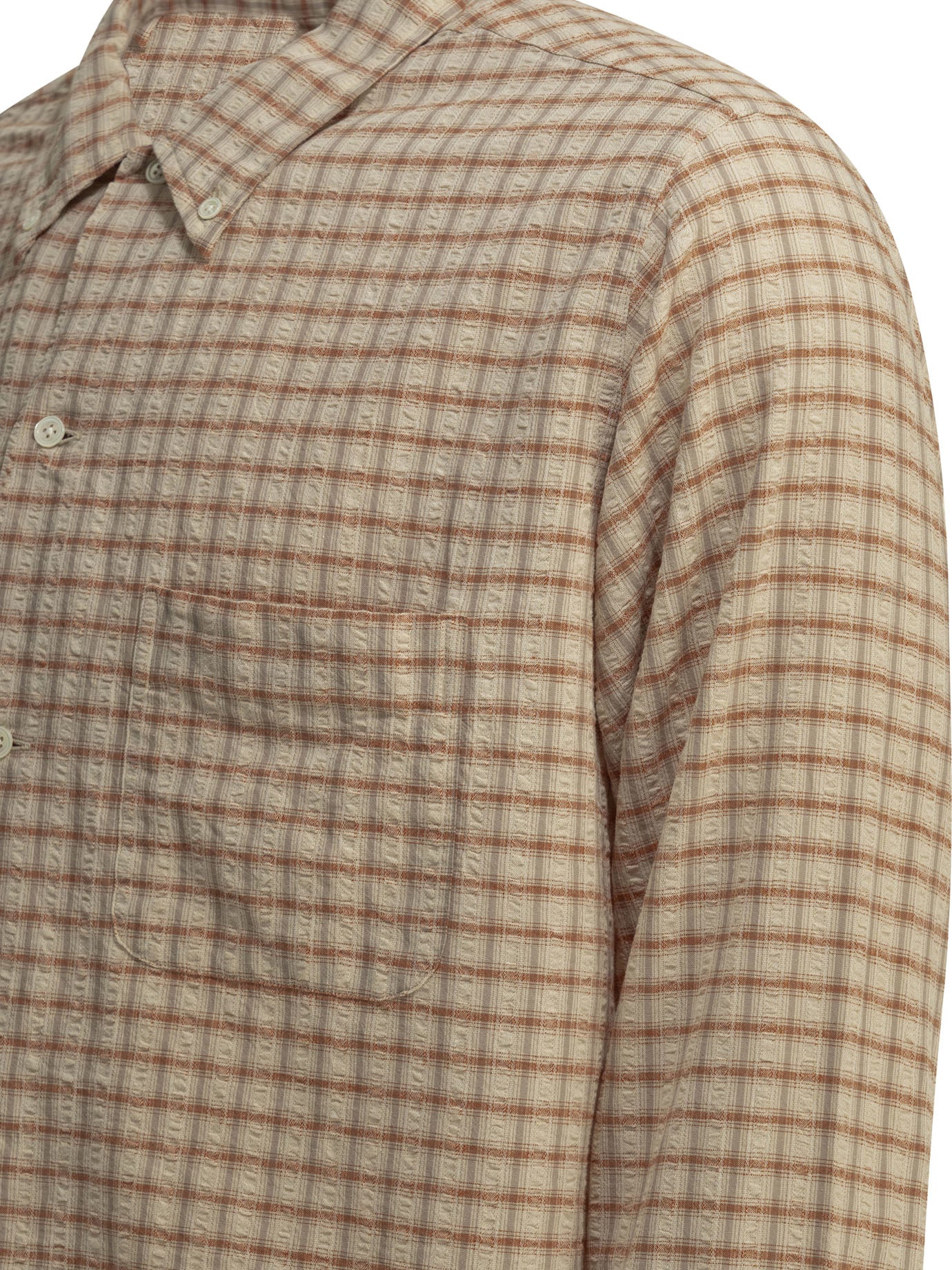Beams Plus Open Bd Sucker Casual Shirt
