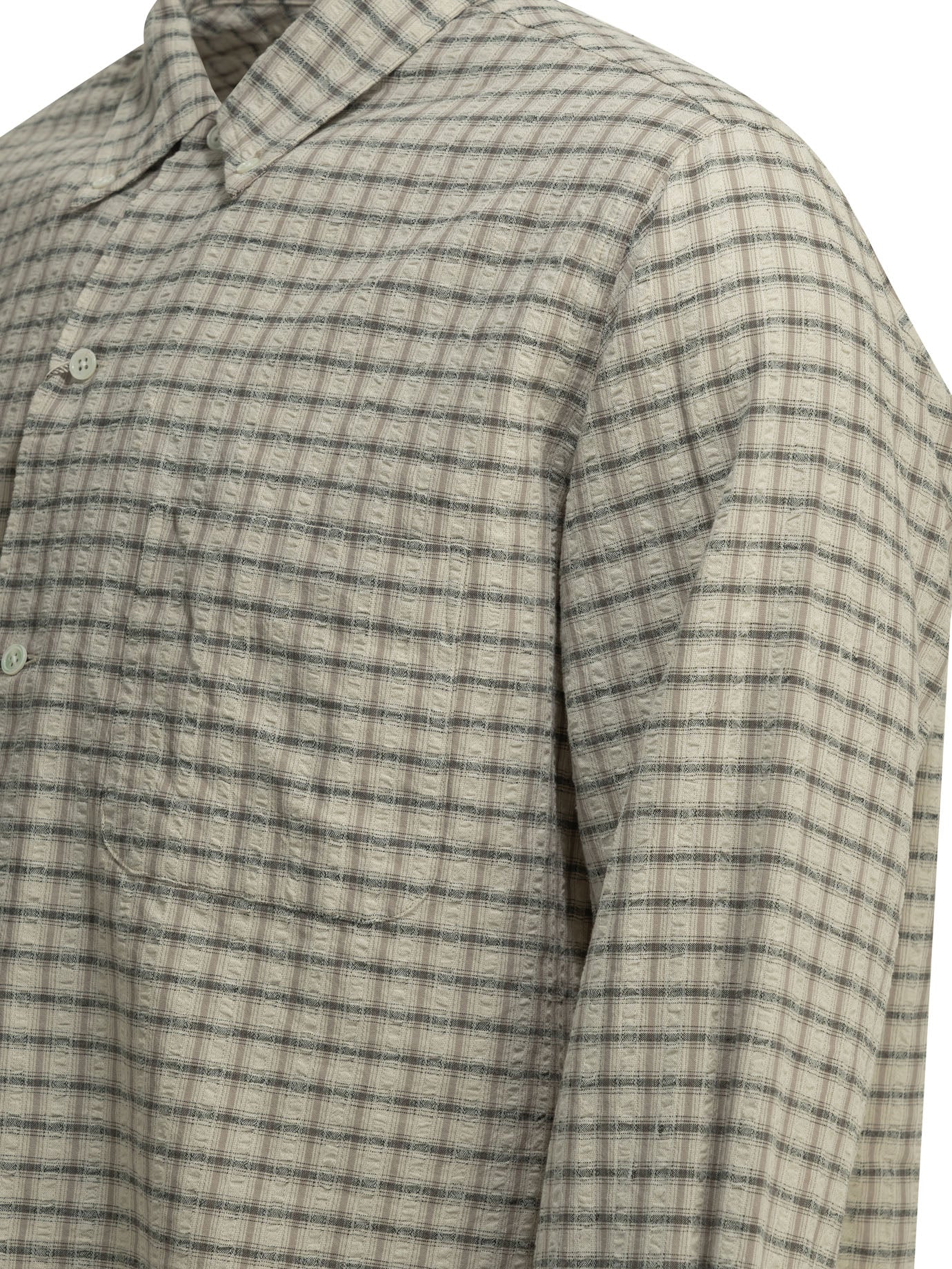 Beams Plus Open Bd Sucker Casual Shirt