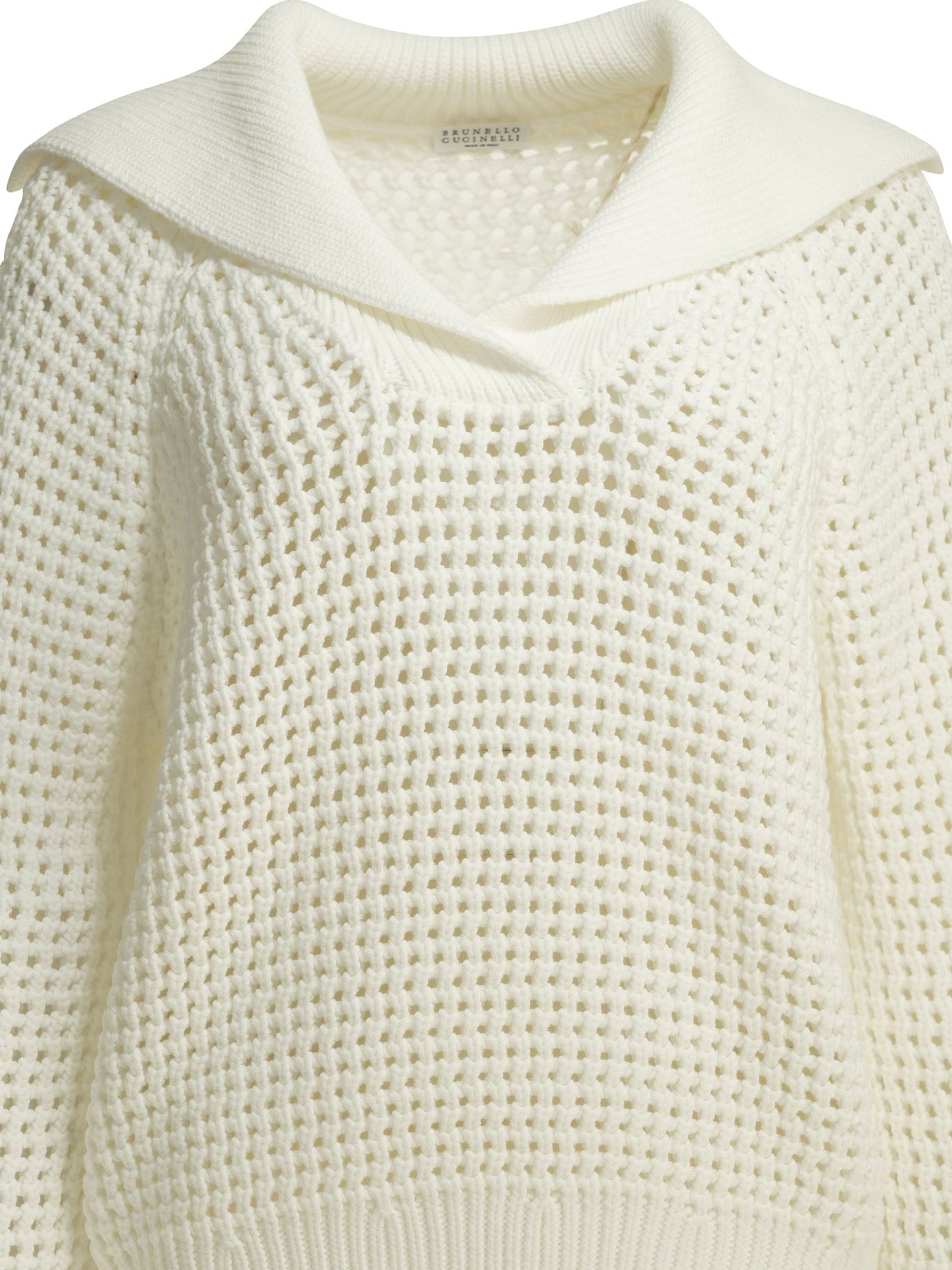 Brunello Cucinelli Cotton V-Neck Sweater