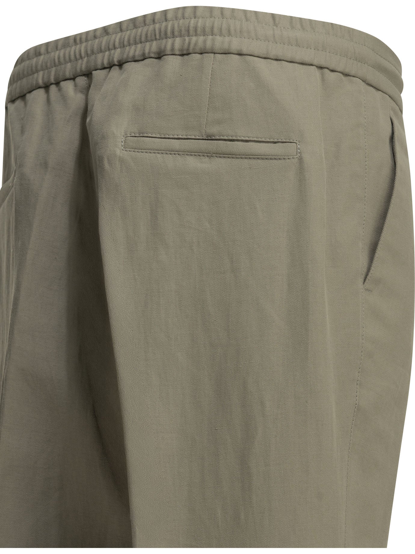 Brunello Cucinelli Casual Linen And Cotton Pants