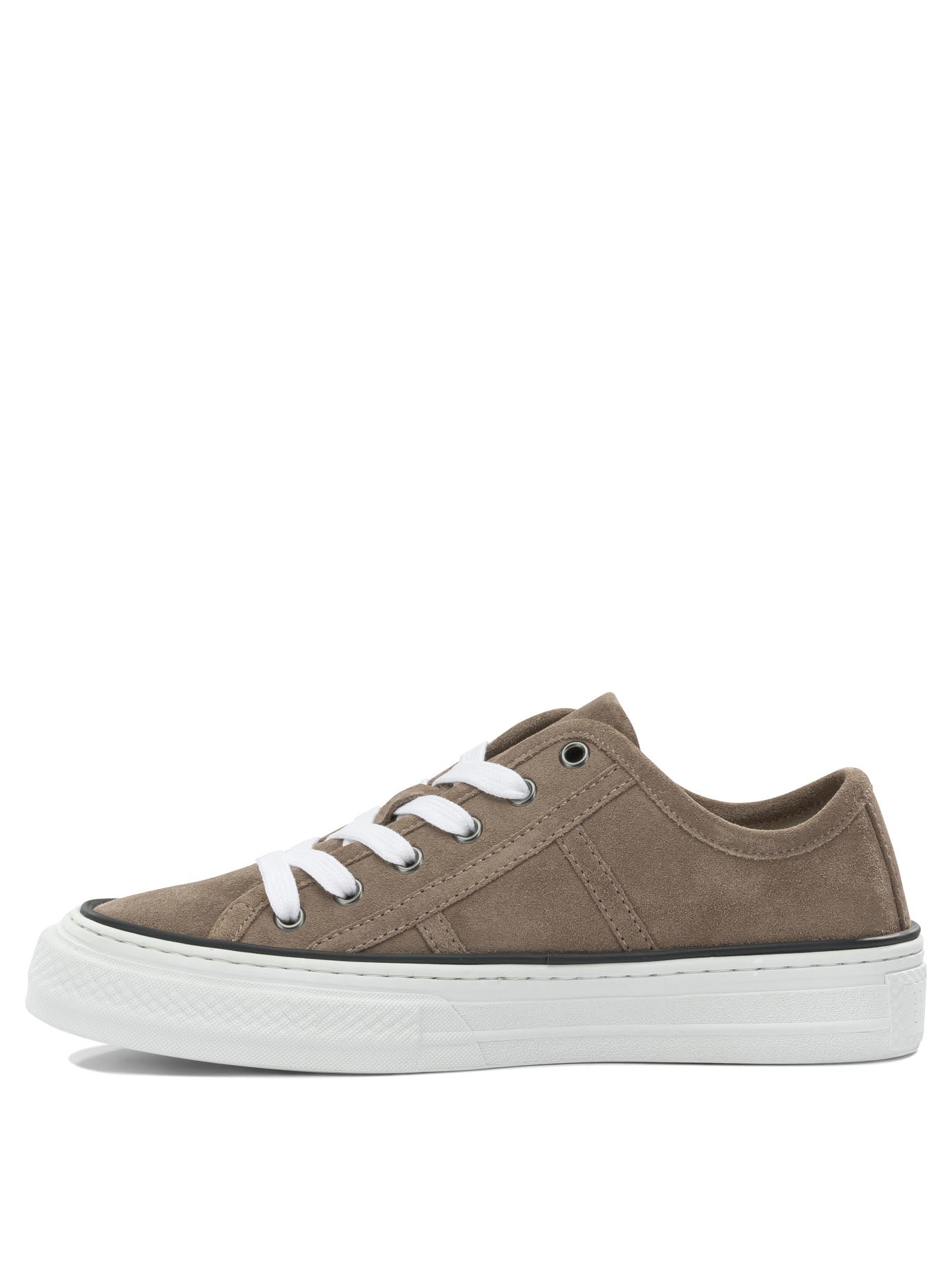 Brunello Cucinelli Shiny Tab Low Sneakers