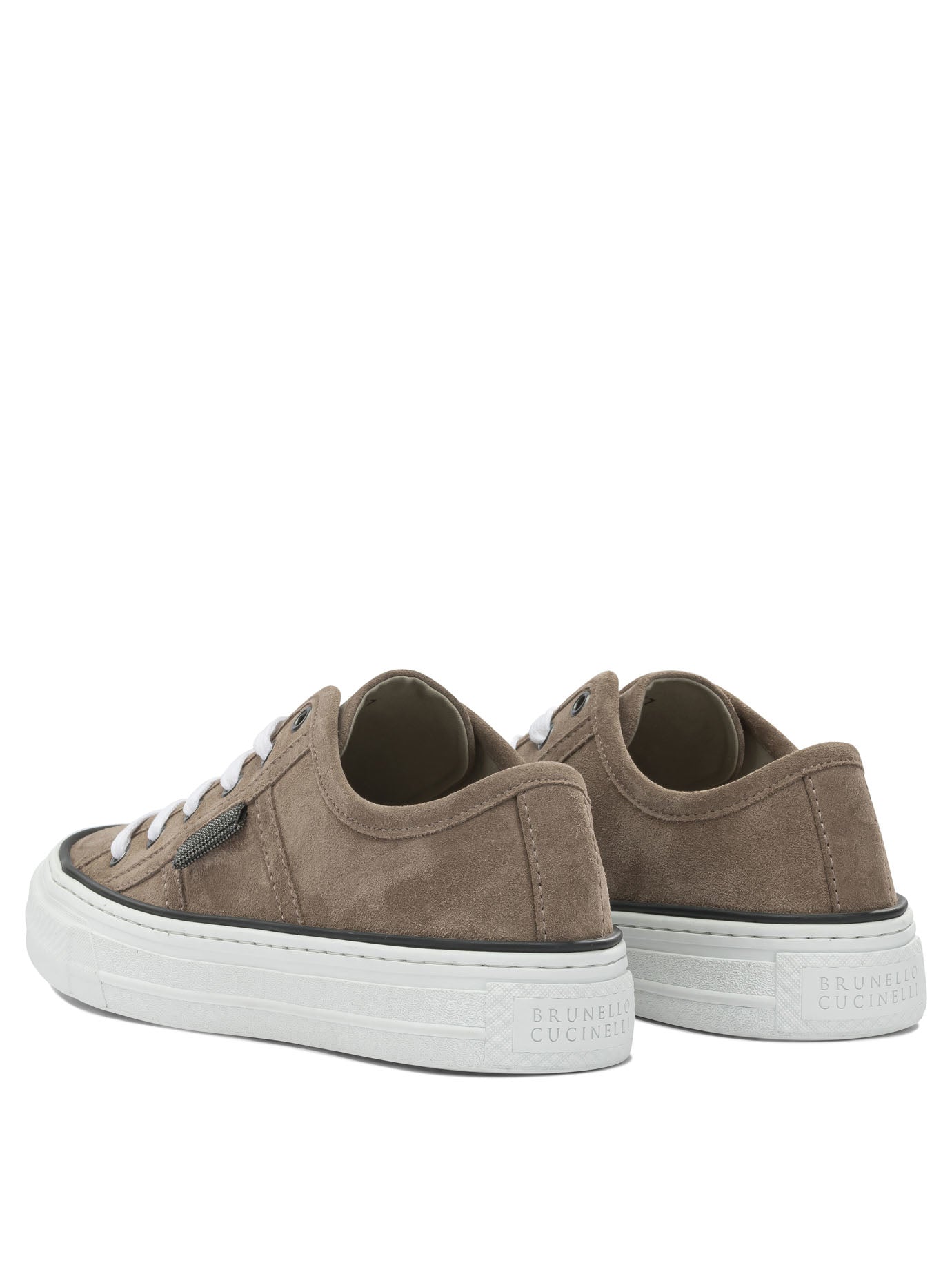 Brunello Cucinelli Shiny Tab Low Sneakers