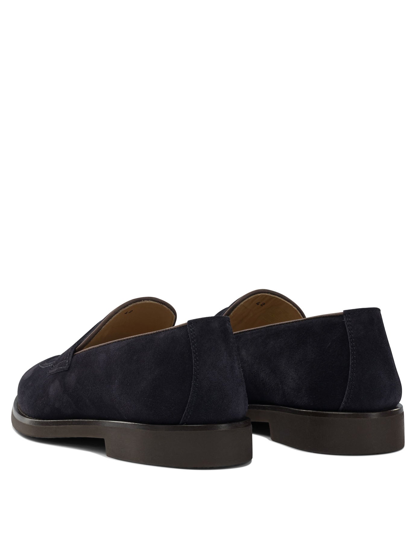 Brunello Cucinelli Suede Penny Loafers