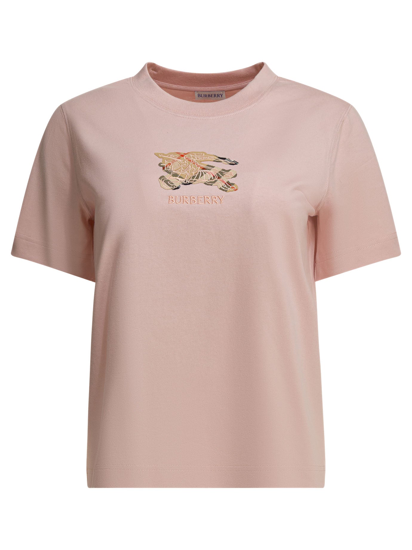Burberry Check T-Shirt Crew Neck
