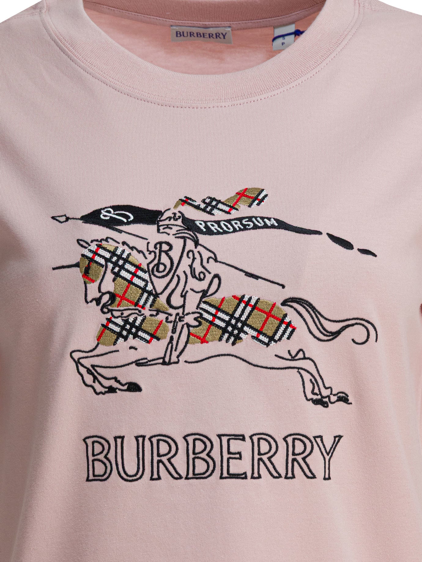 Burberry Cotton  T-Shirt With Ekd
