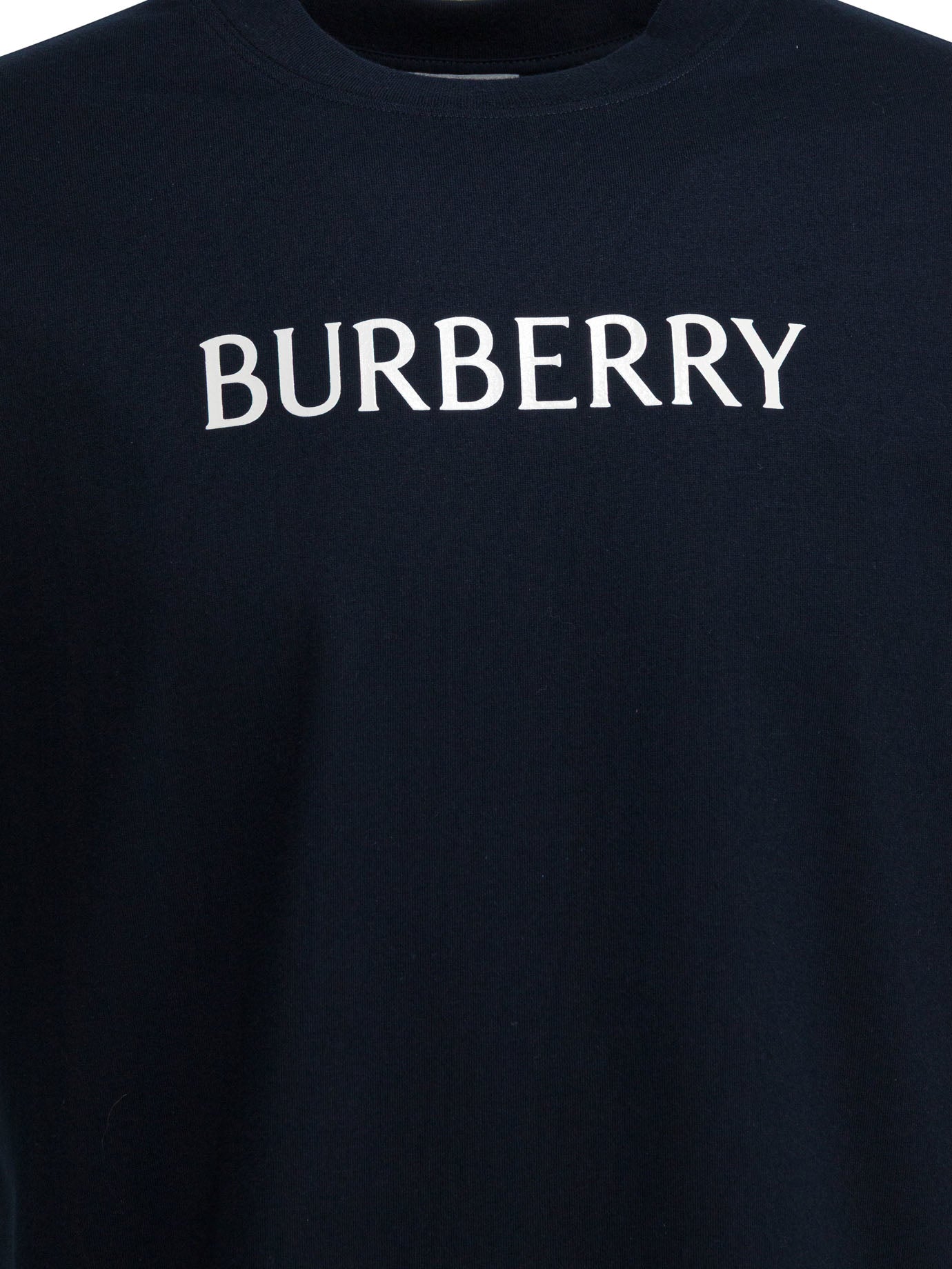 Burberry Cotton T-Shirt With Logo