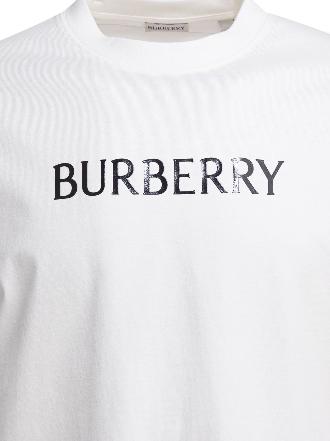 Burberry Cotton T-Shirt With Logo