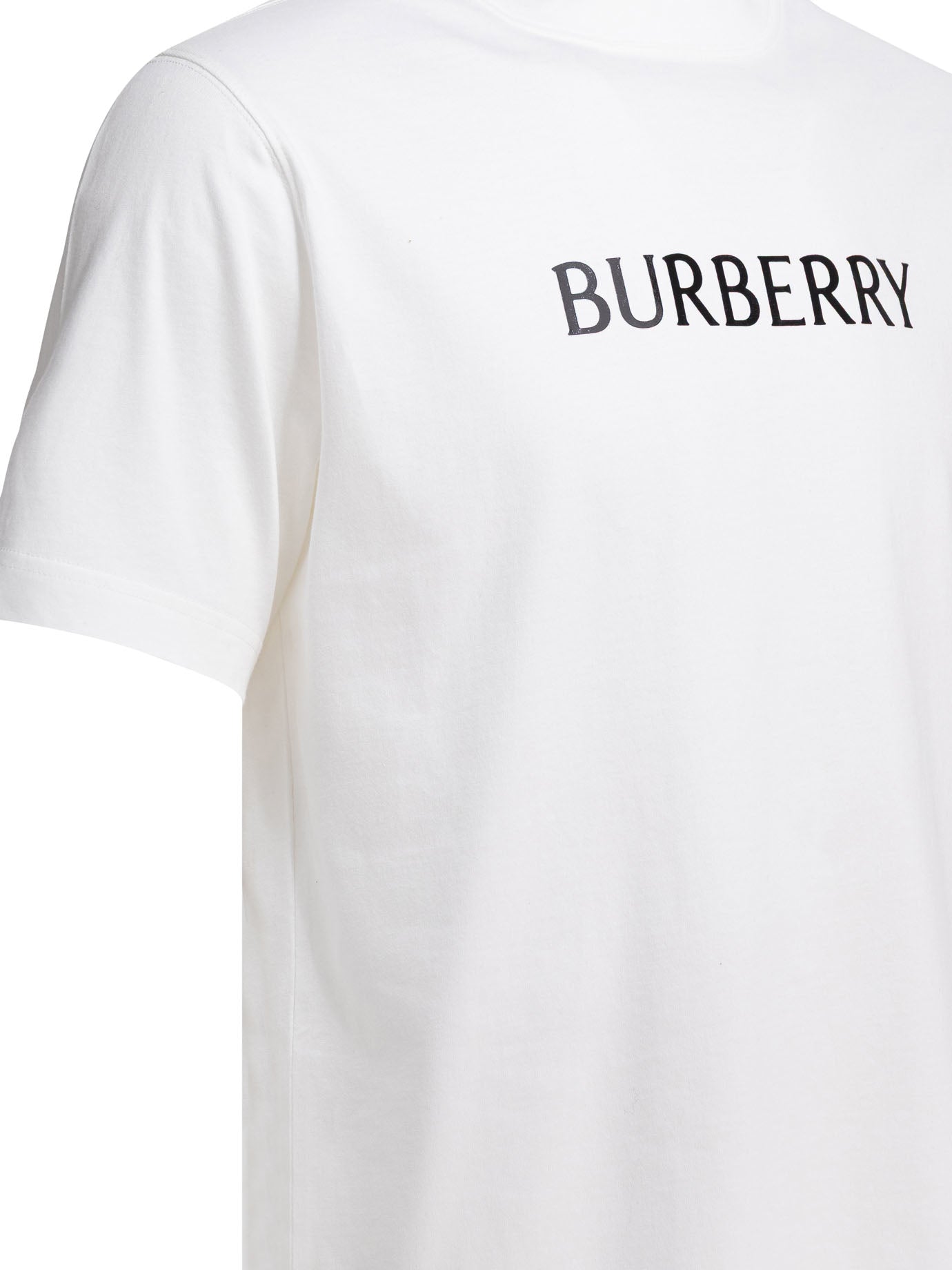 Burberry Cotton T-Shirt With Logo