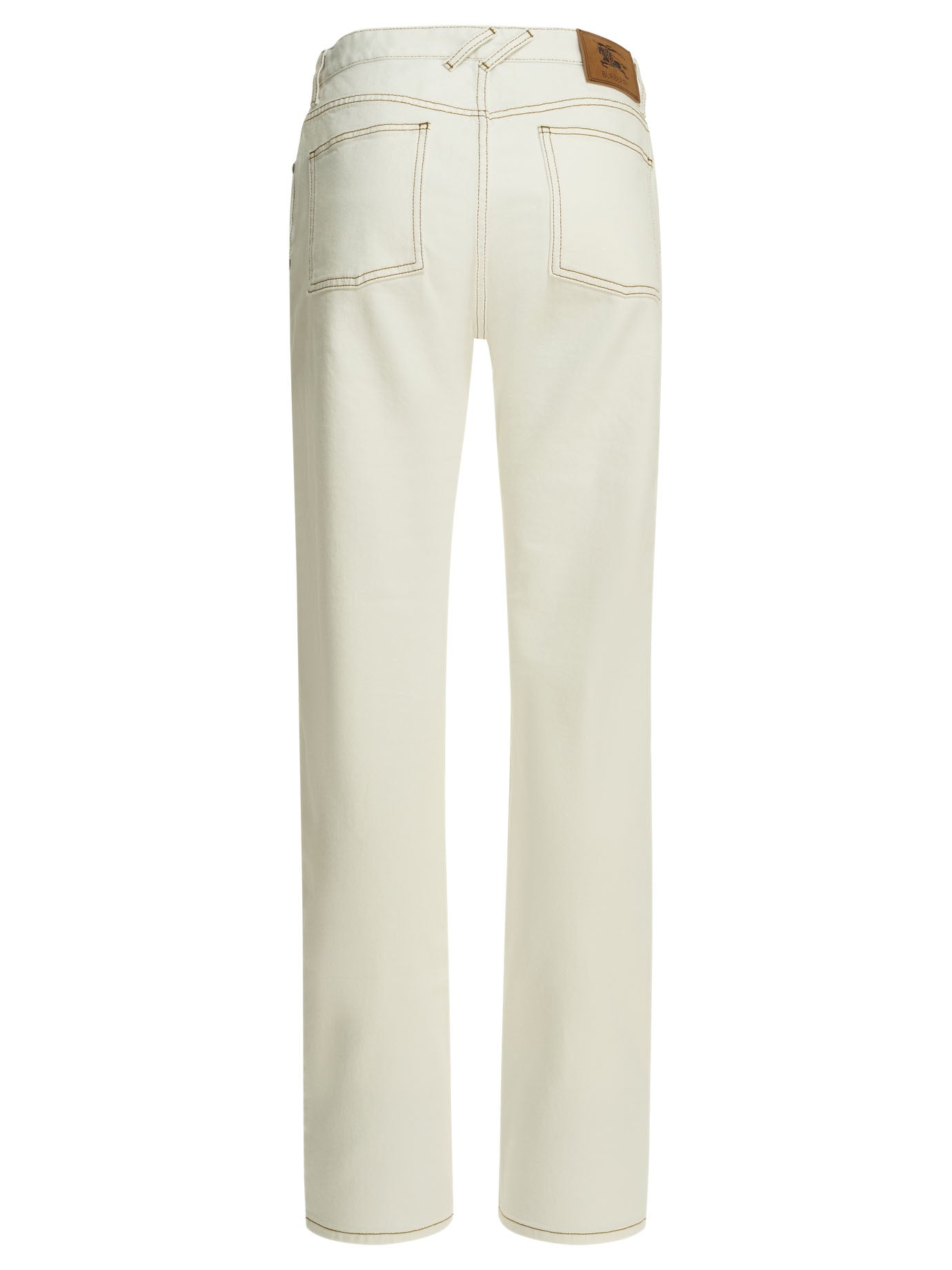 Burberry Dalia Check Straight Leg Jeans