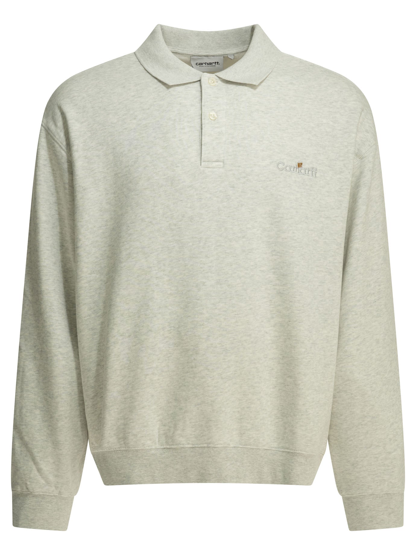 Carhartt WIP Wip Label Sweatshirt With Polo Collar