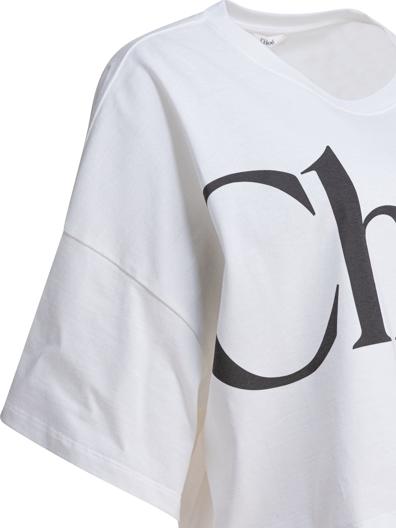 Chloé Boxy T-Shirt In Cotton Jersey