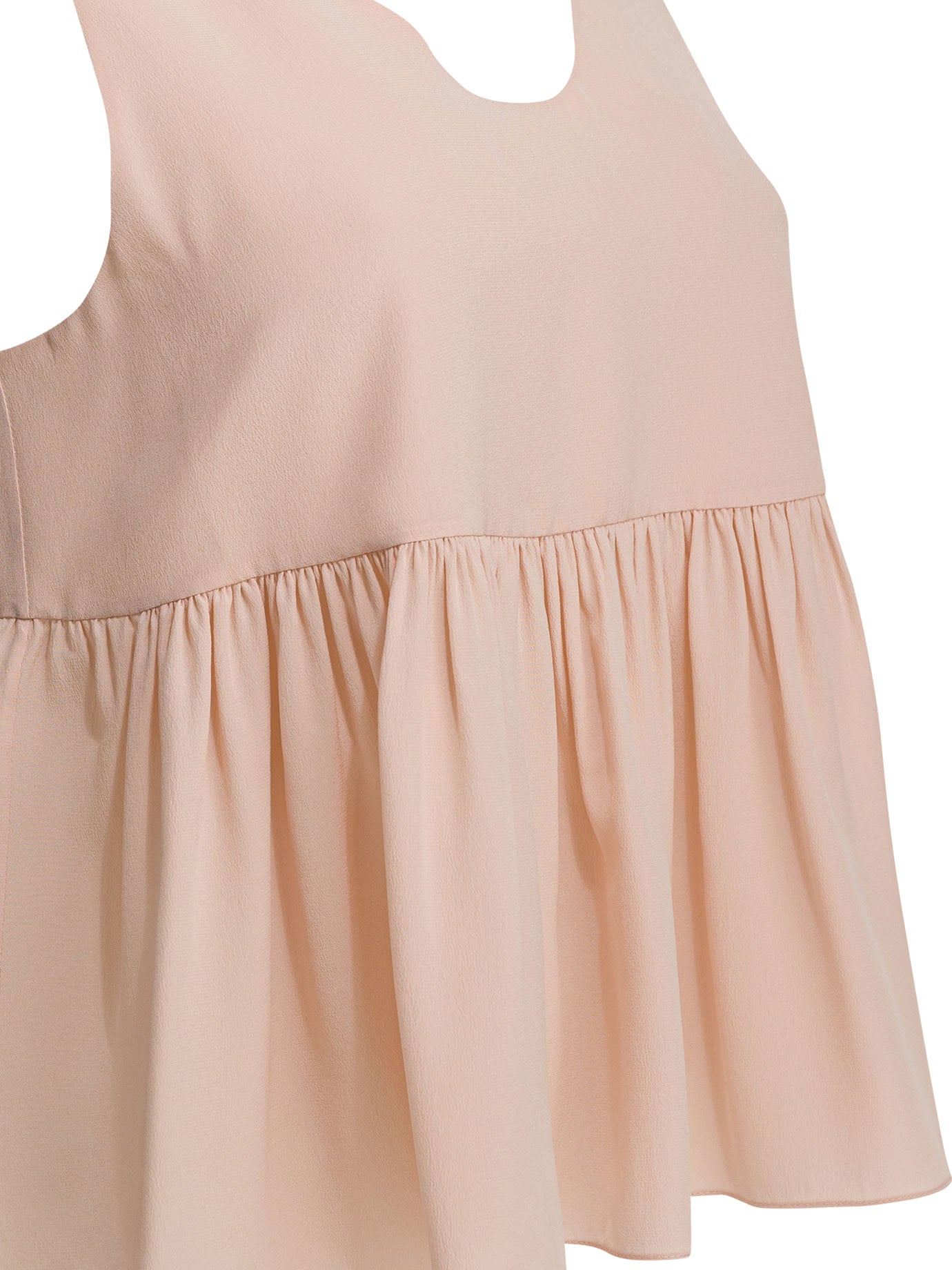 Chloé Silk Crepe De Chine Top