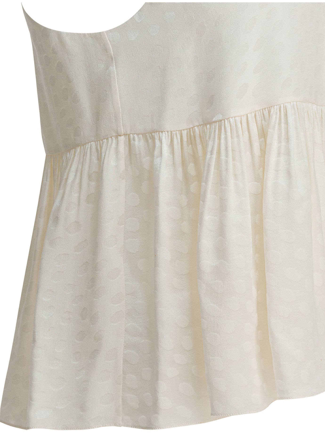 Chloé Silk Peplum Top