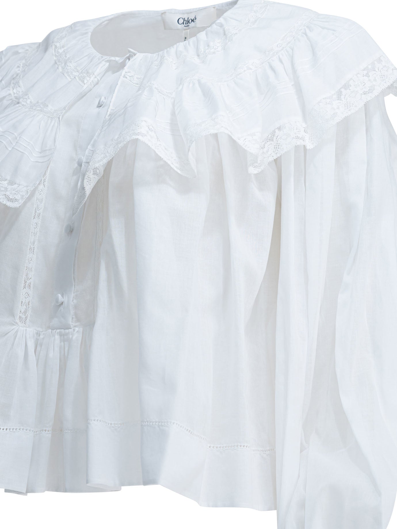 Chloé Casual Top With Ruffles