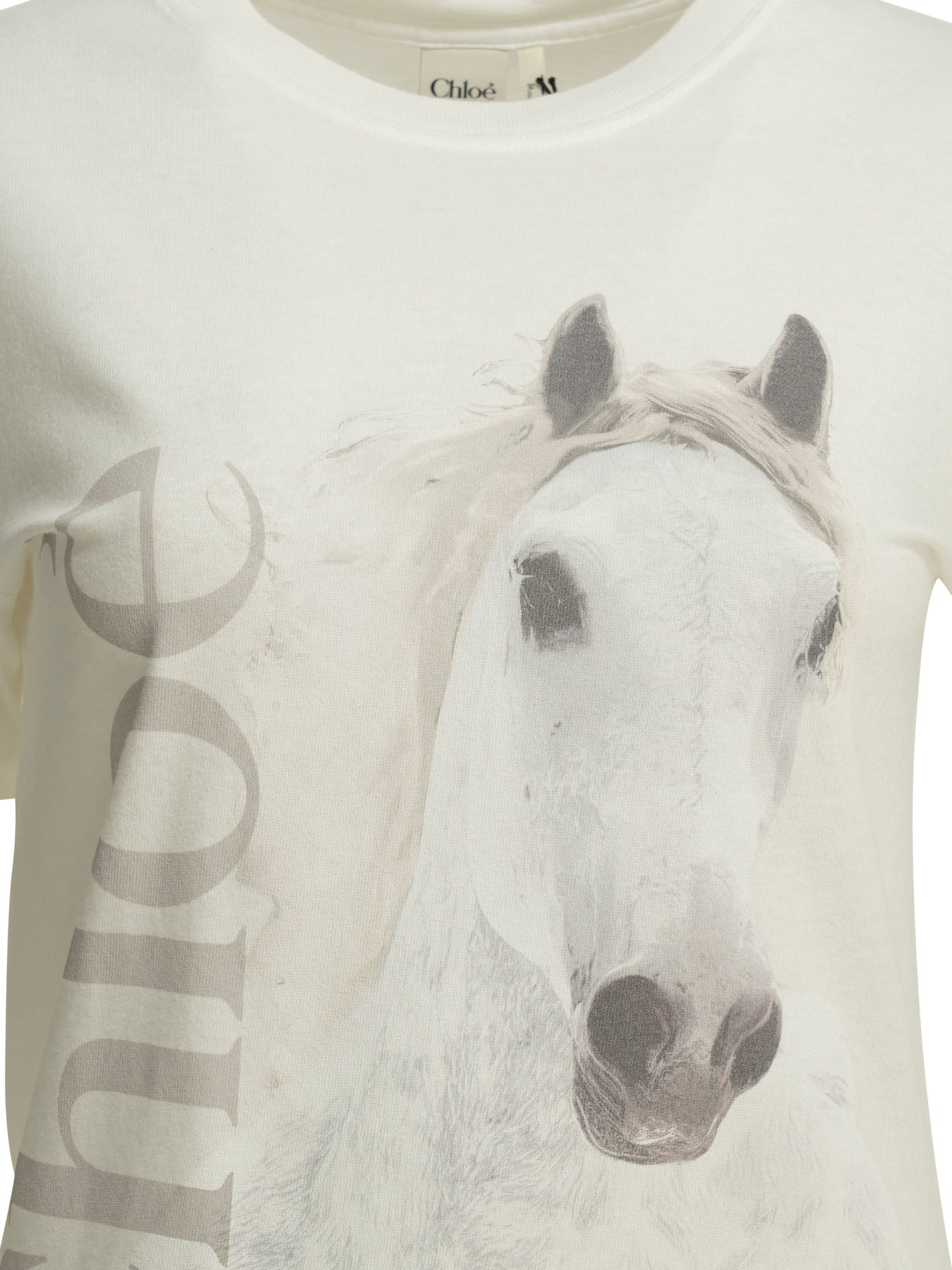 Chloé Crew-Neck T-Shirt With Logo