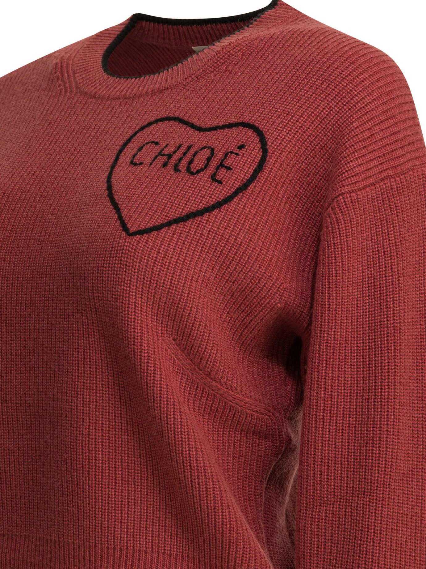 Chloé Crew-Neck Sweater With Logo