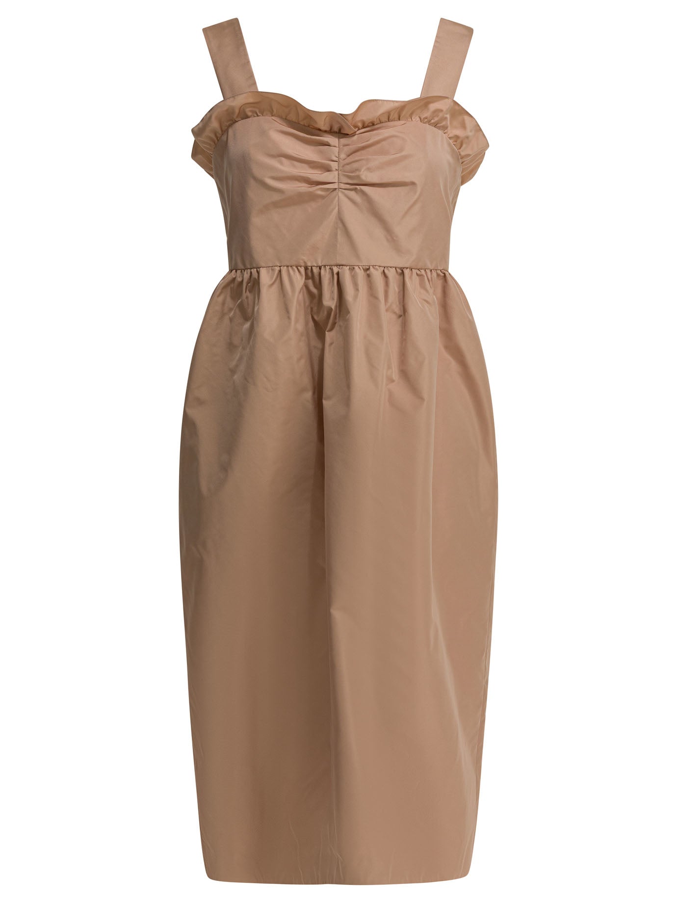 Chloé Balloon Dress In Silk Blend