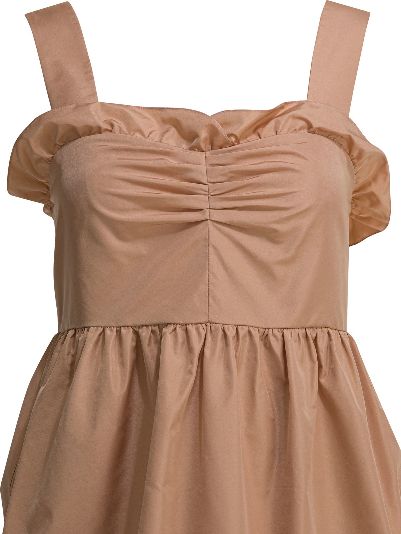 Chloé Balloon Dress In Silk Blend