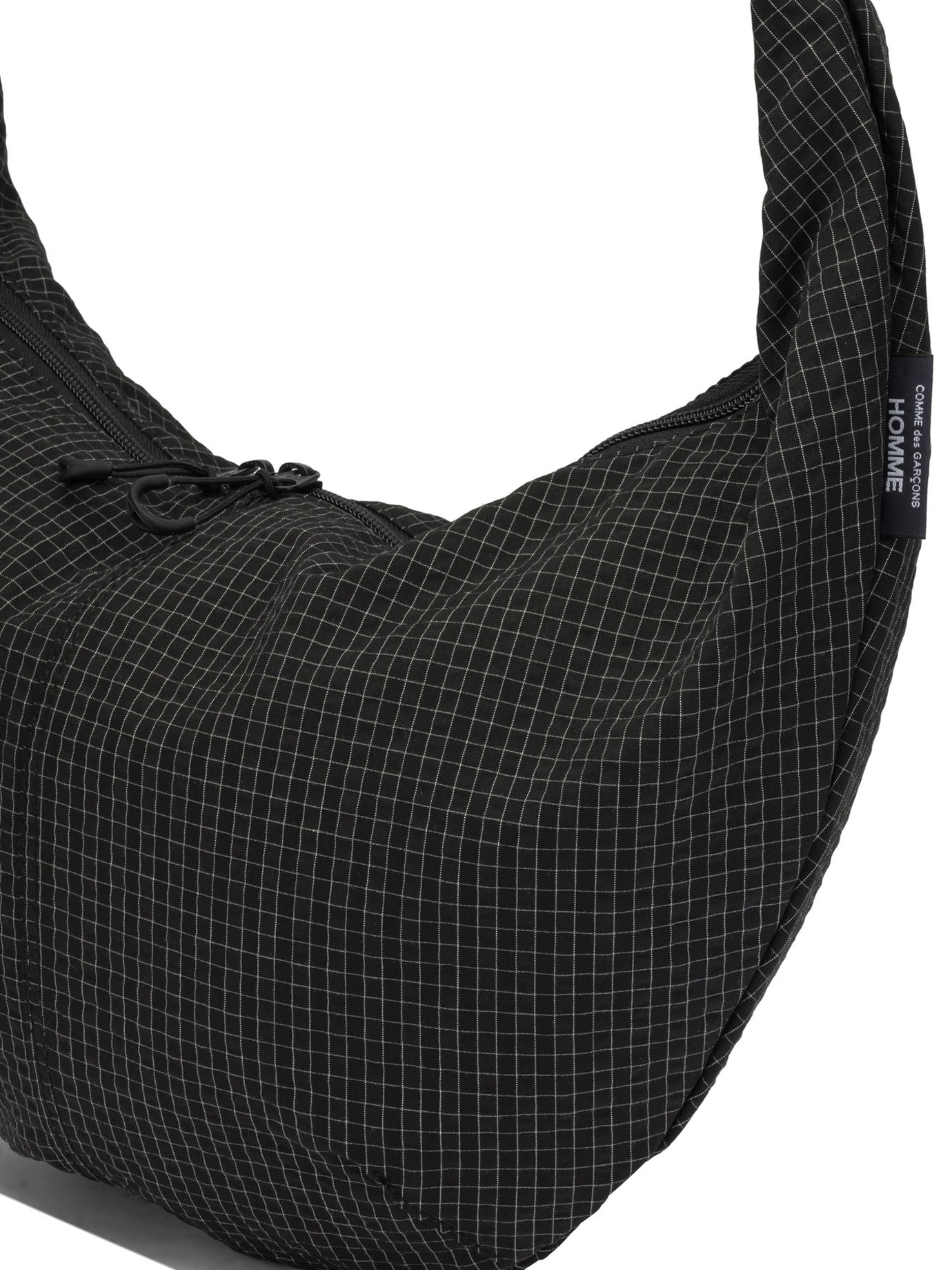Comme Des Garçons Homme Grid Check Large Shoulder Bag