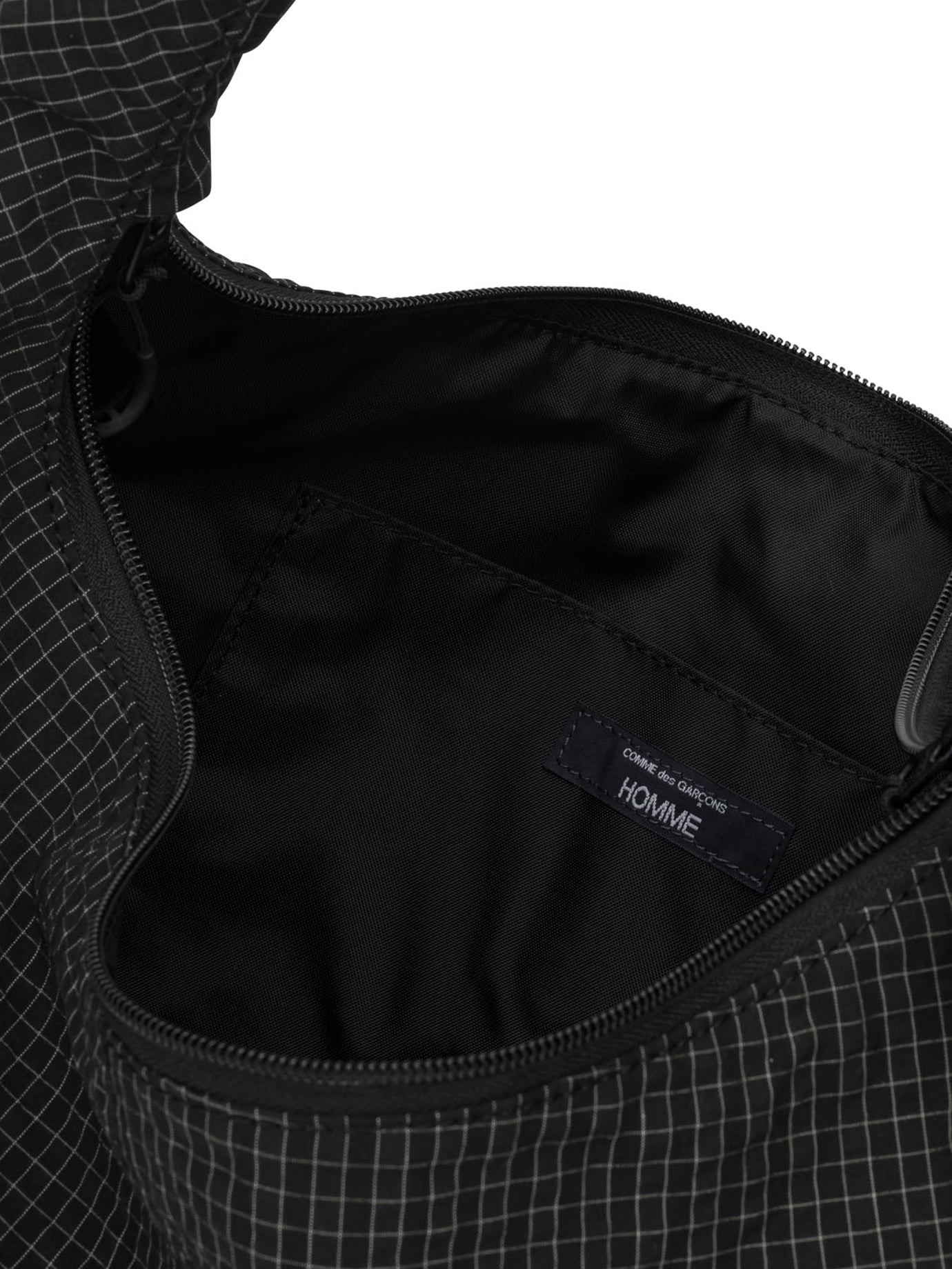 Comme Des Garçons Homme Grid Check Large Shoulder Bag