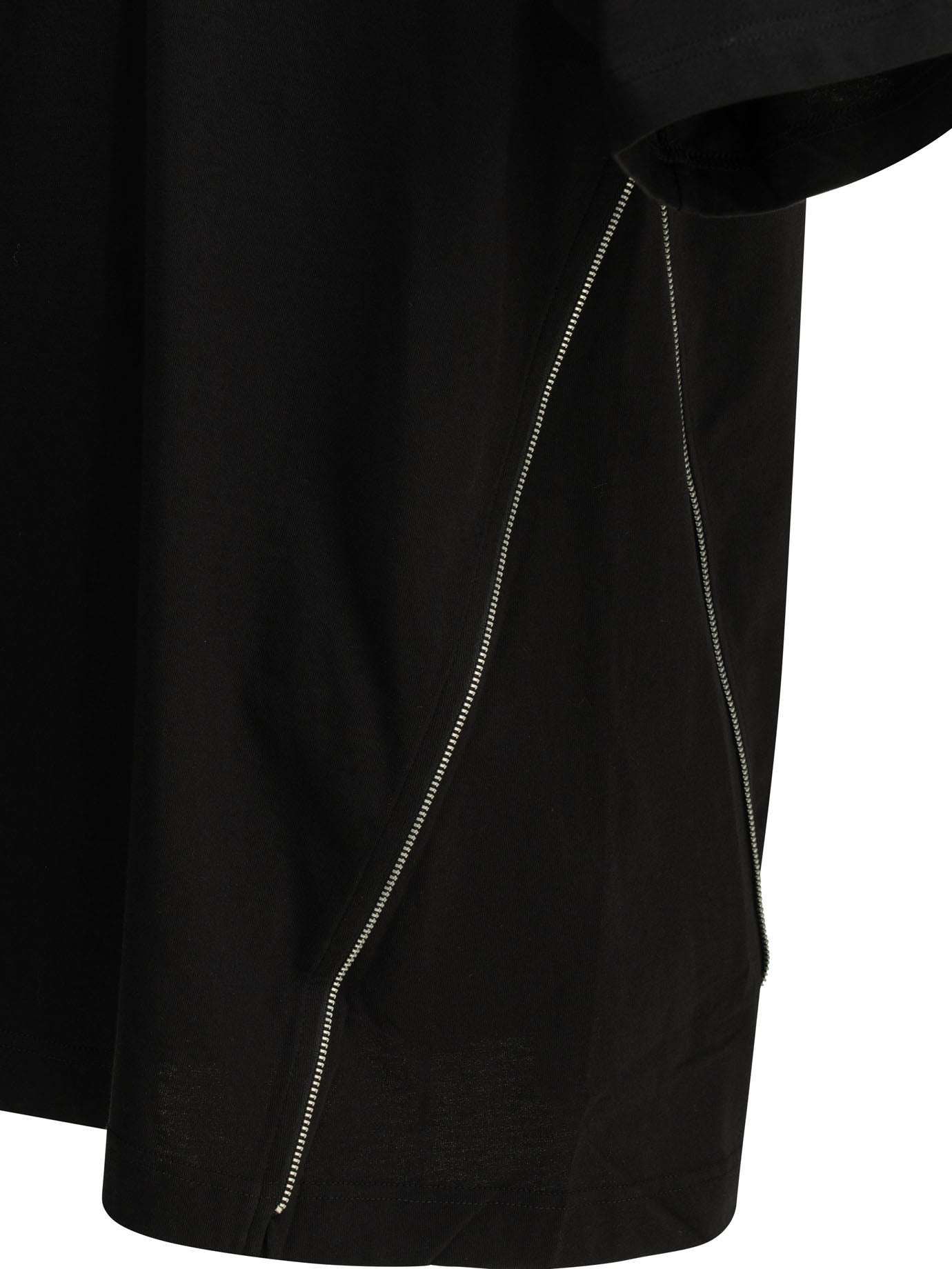 Comme Des Garçons Shirt Crew-Neck T-Shirt With Zipper Detail