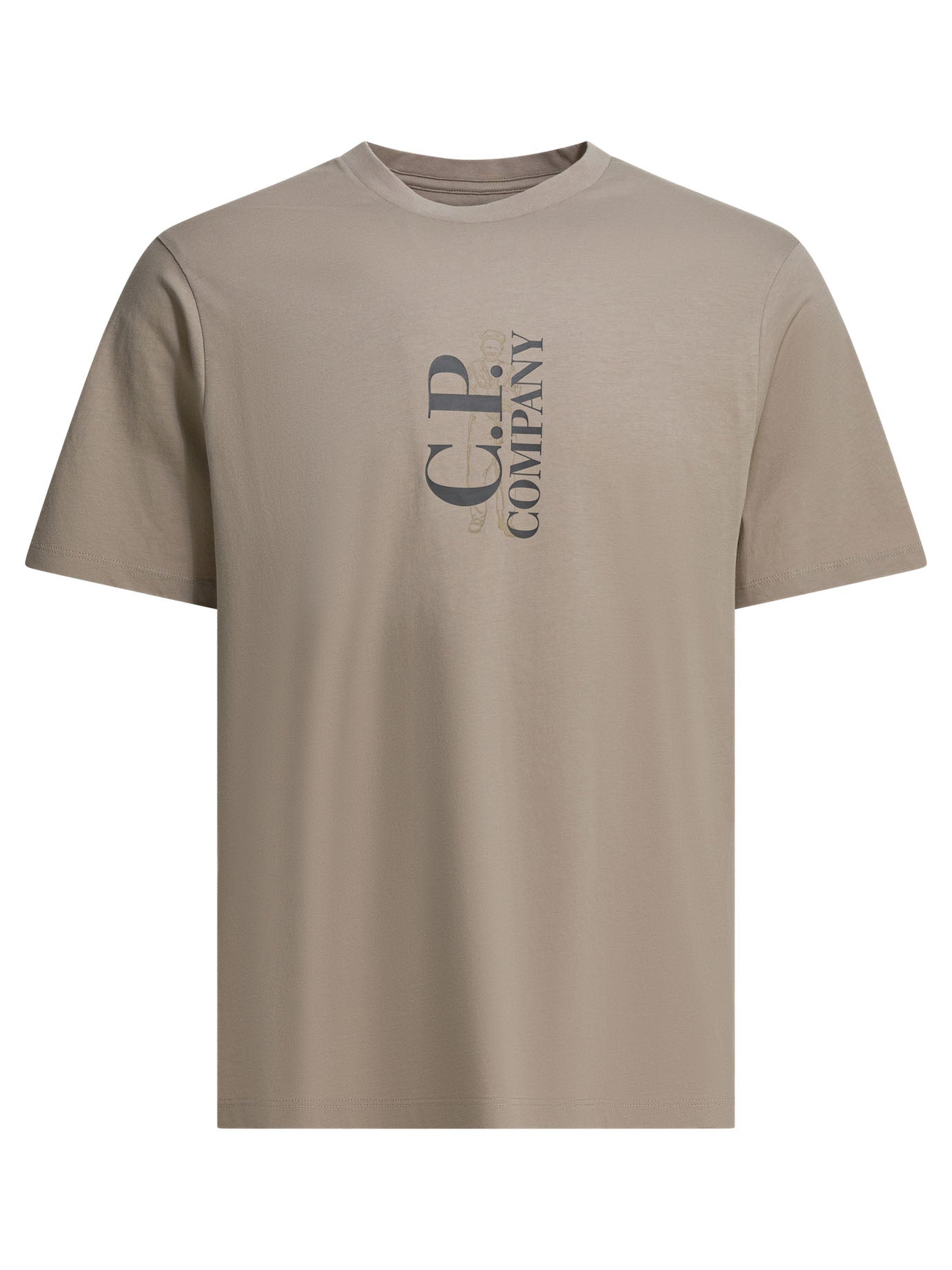 C.P. Company Crew-Neck T-Shirt With Logo