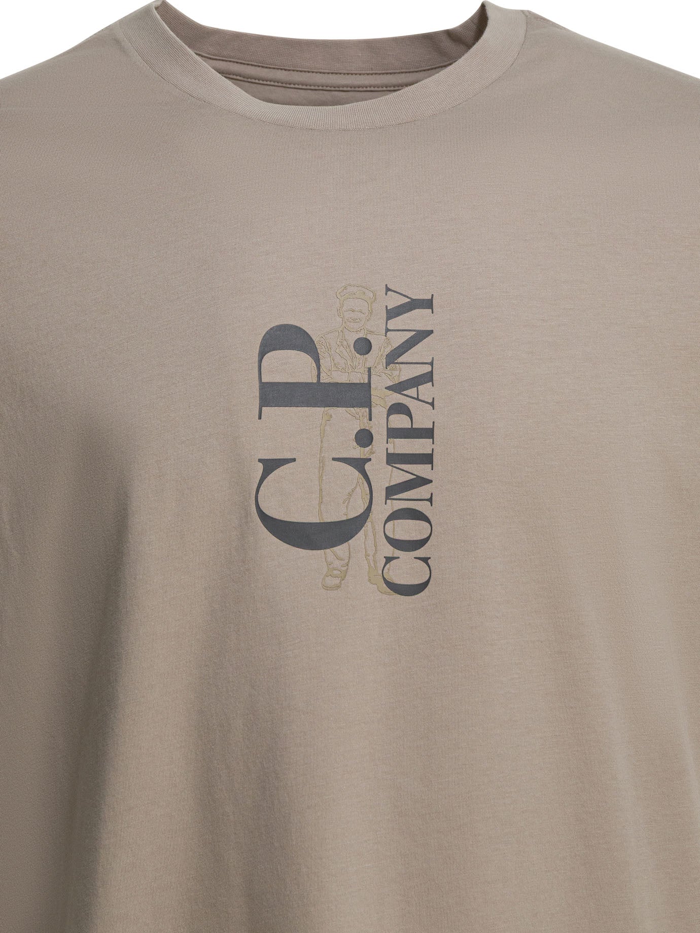 C.P. Company Crew-Neck T-Shirt With Logo