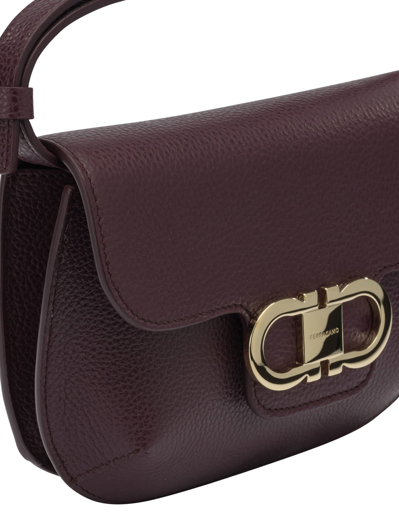 Ferragamo Double Gancini Small Shoulder Bag