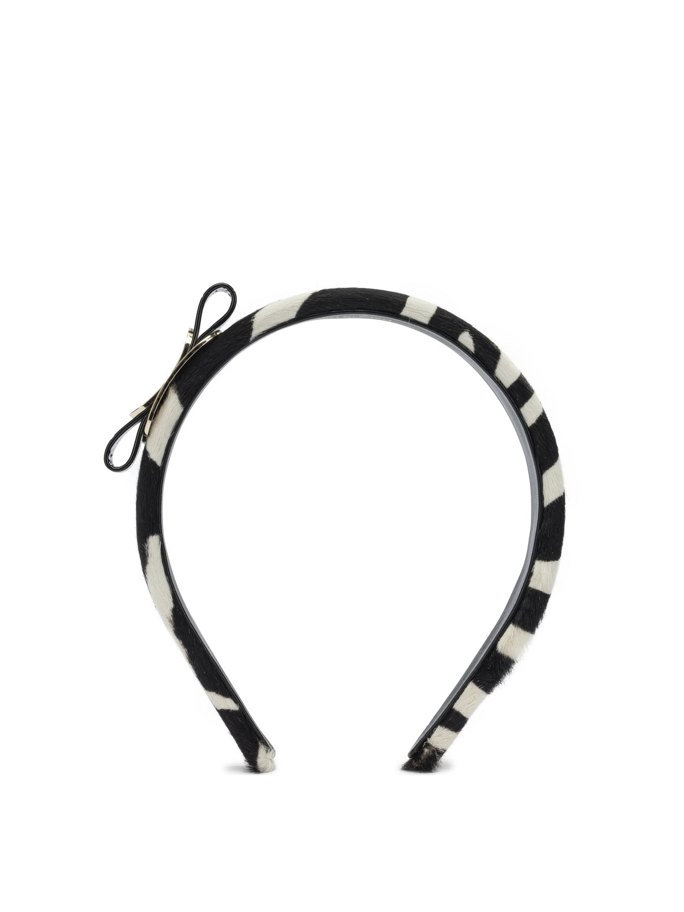 Ferragamo Vara Headband In Pony Skin