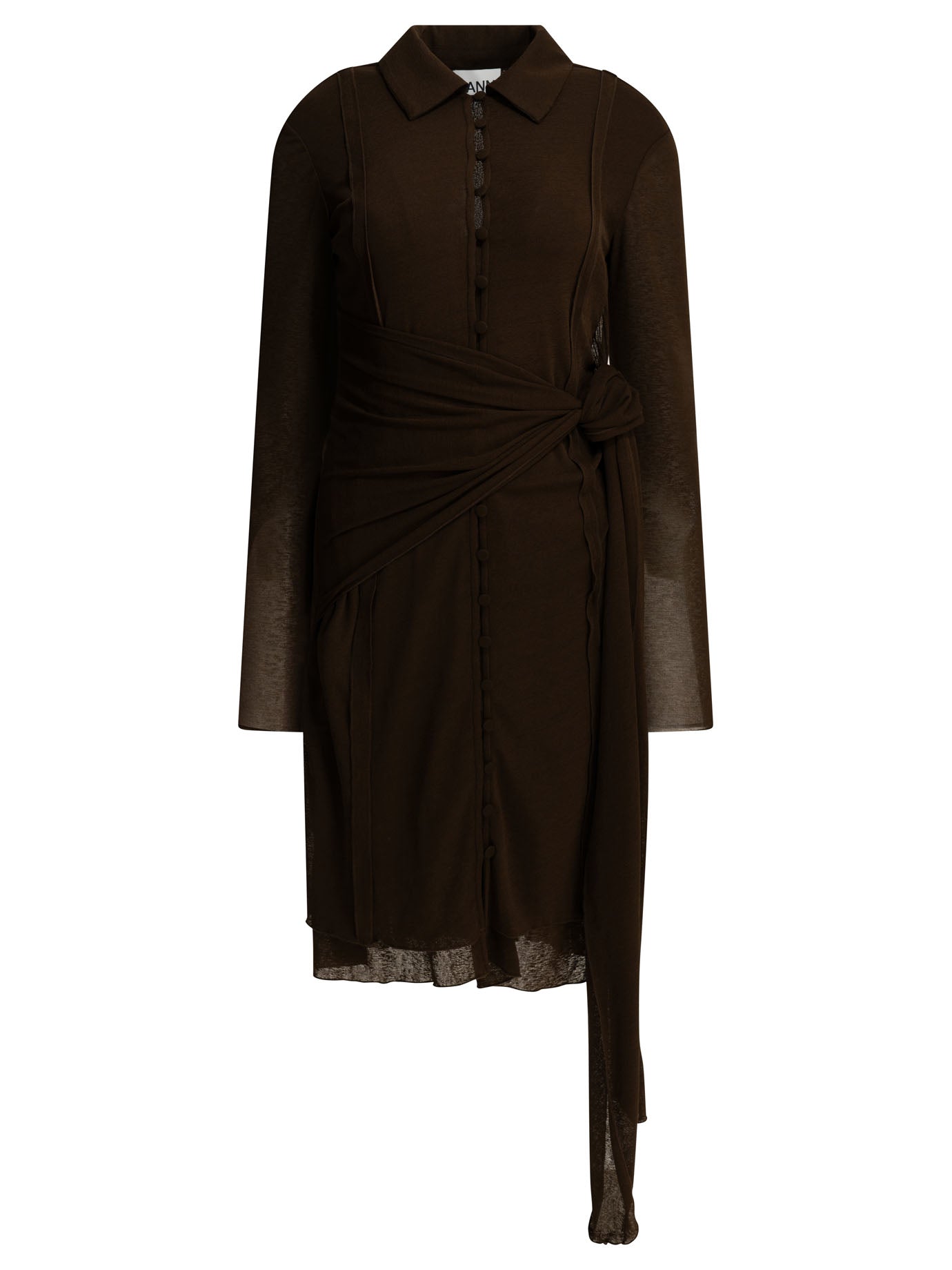 Ganni Short Chemise Dress