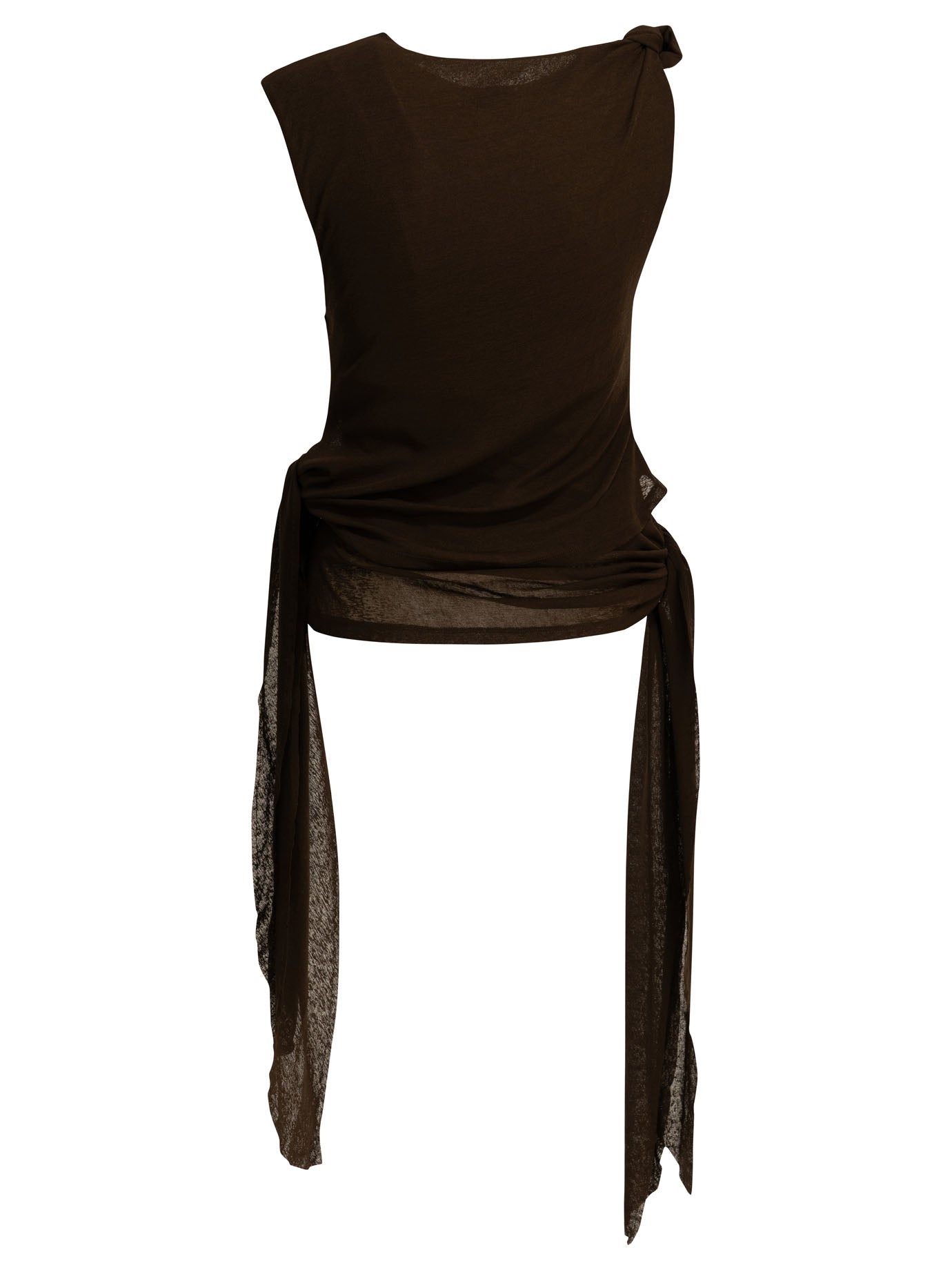 Ganni Draped Tank Top