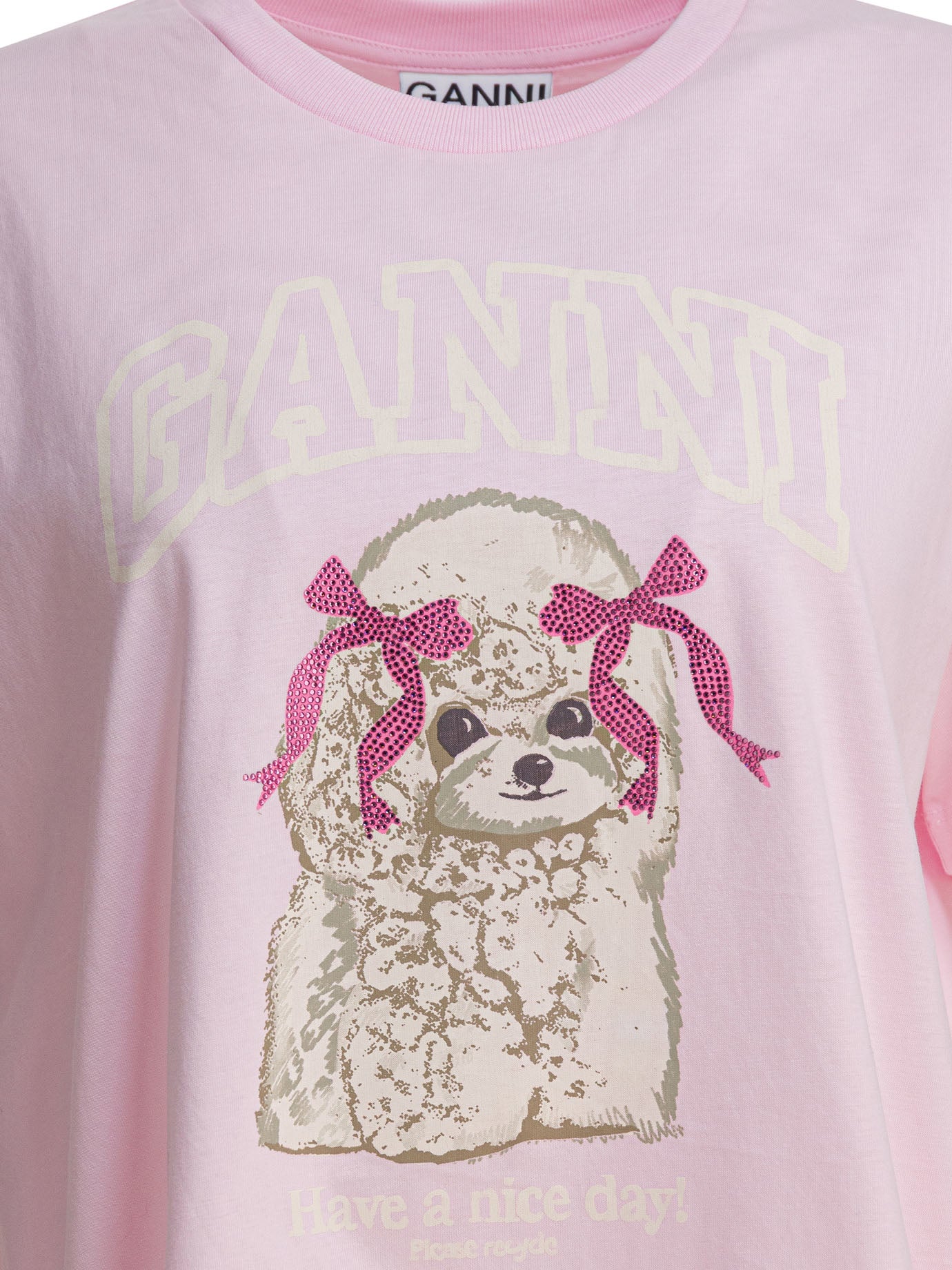 Ganni Poddle Cotton T-Shirt