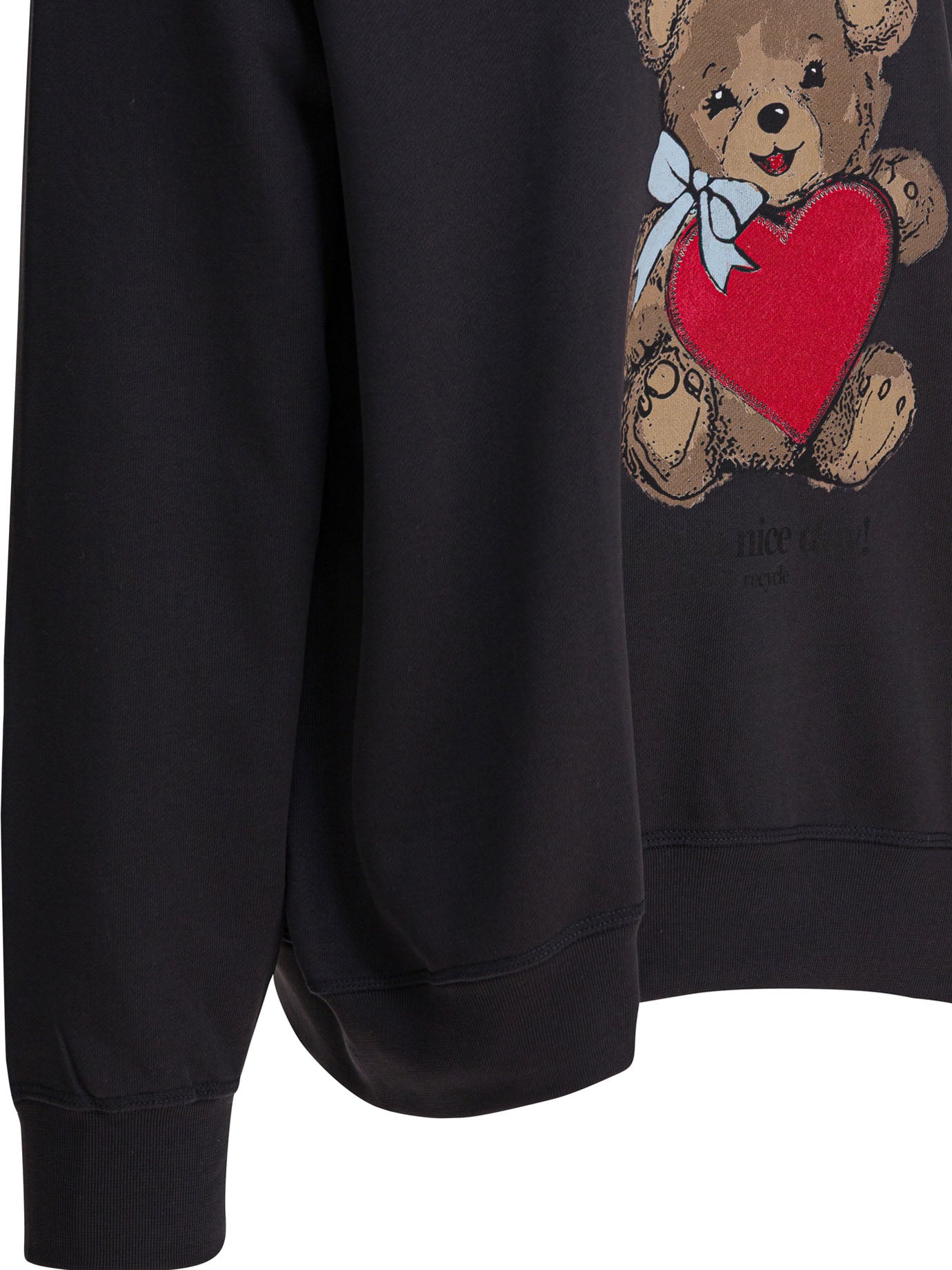 Ganni Bear Embellished Crewneck Sweatshirt
