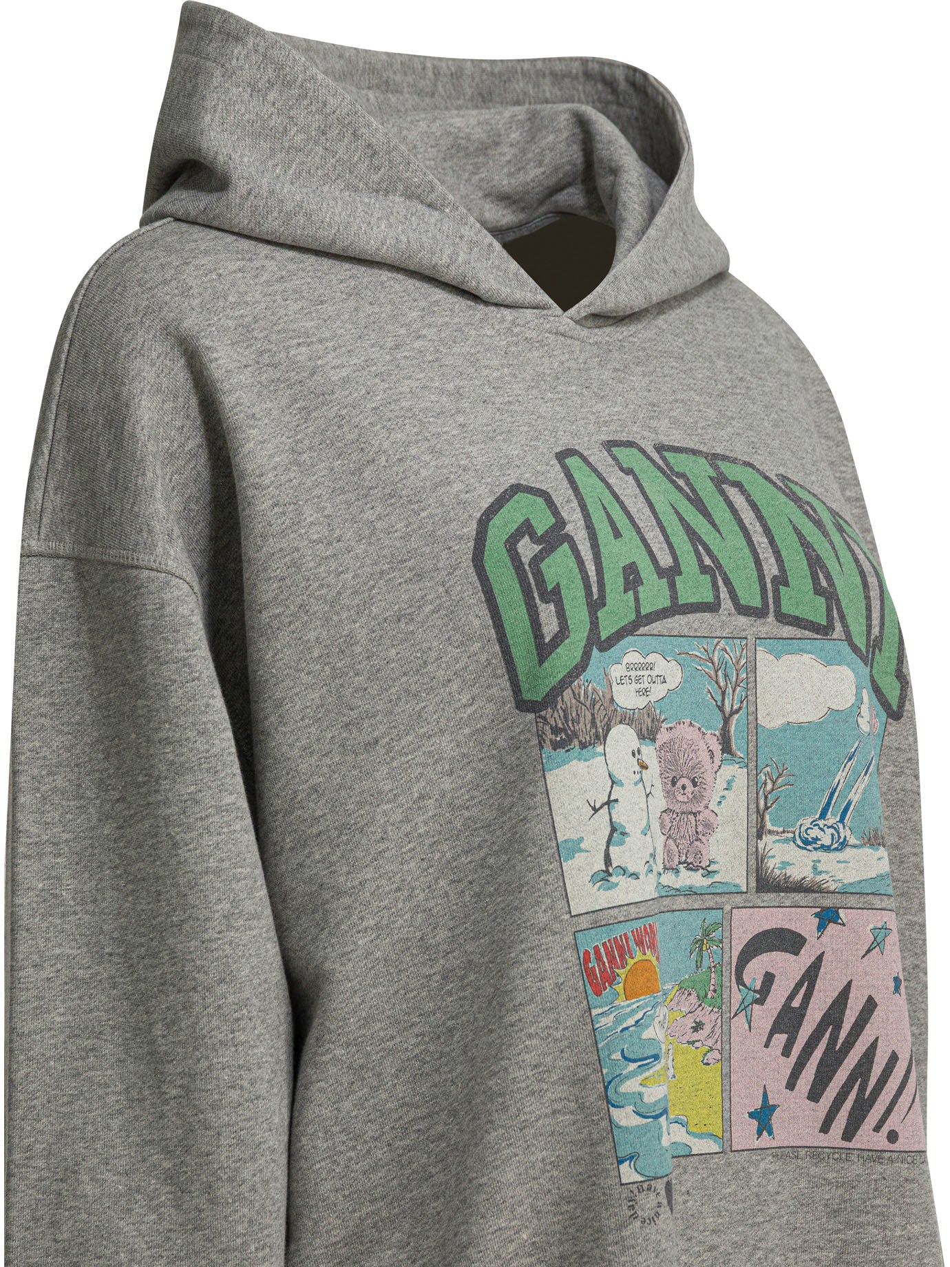 Ganni Bear Comic Hoodie