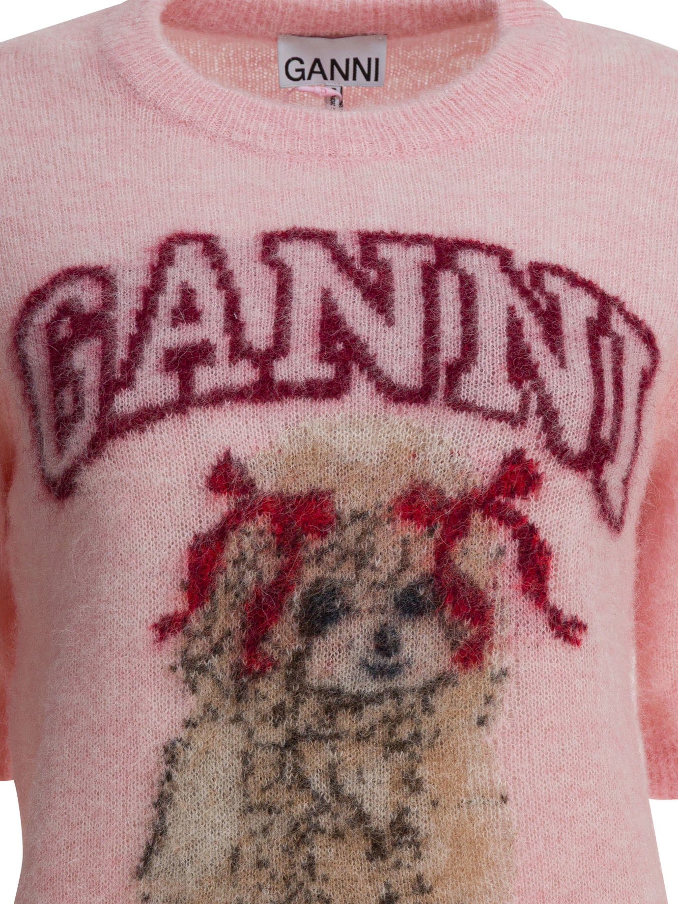 Ganni Alpaca Blend Crewneck Sweater