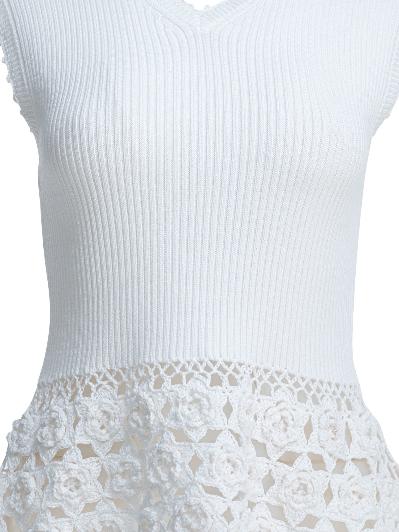 Ganni Knitted Worked Vest