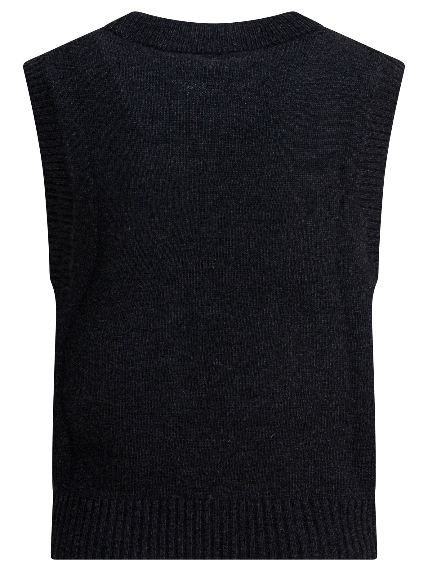 Ganni Wool Vest With Logo